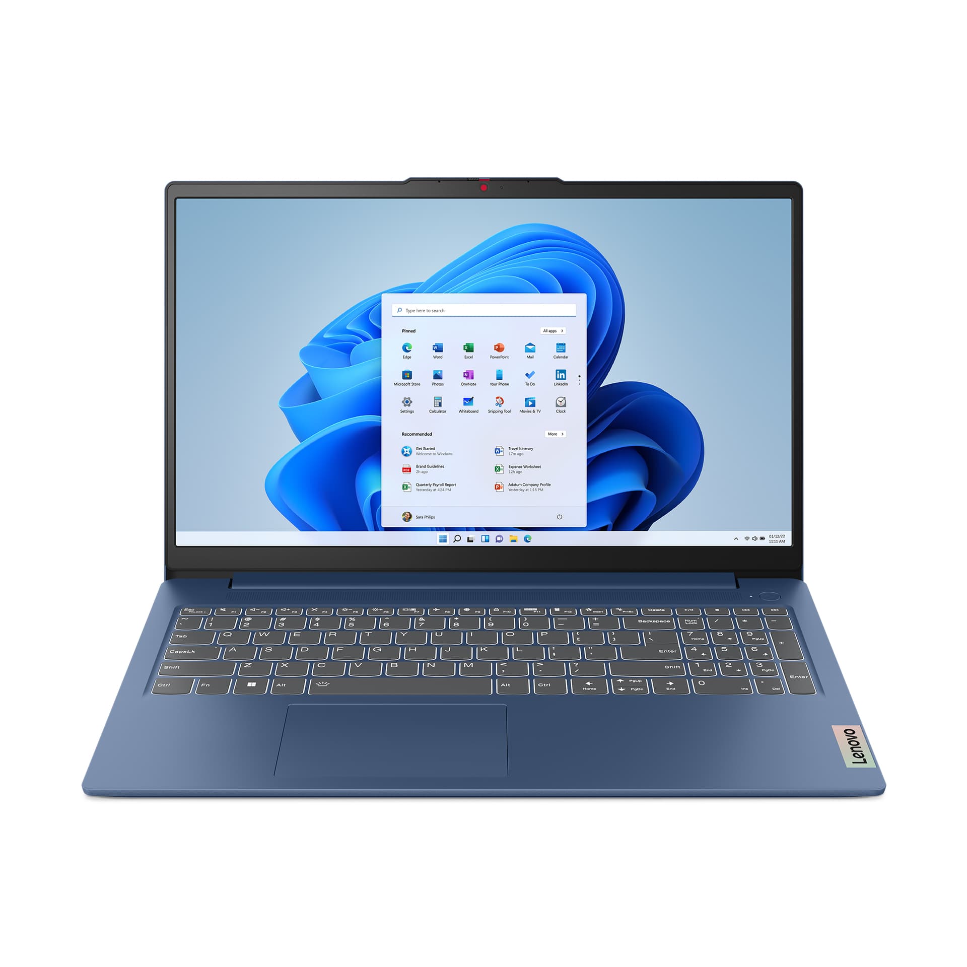 LENOVO - Portátil Lenovo IdeaPad Slim 3 15AMN8, Ryzen 5-7520U, 16GB, 512GB SSD, 15,6', W11. - imagen 2