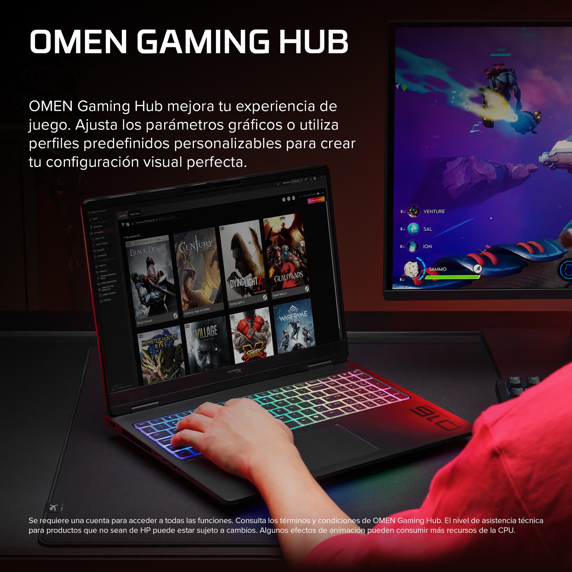 Portátil gaming HyperX OMEN 16-ah1004ns - imagen 10