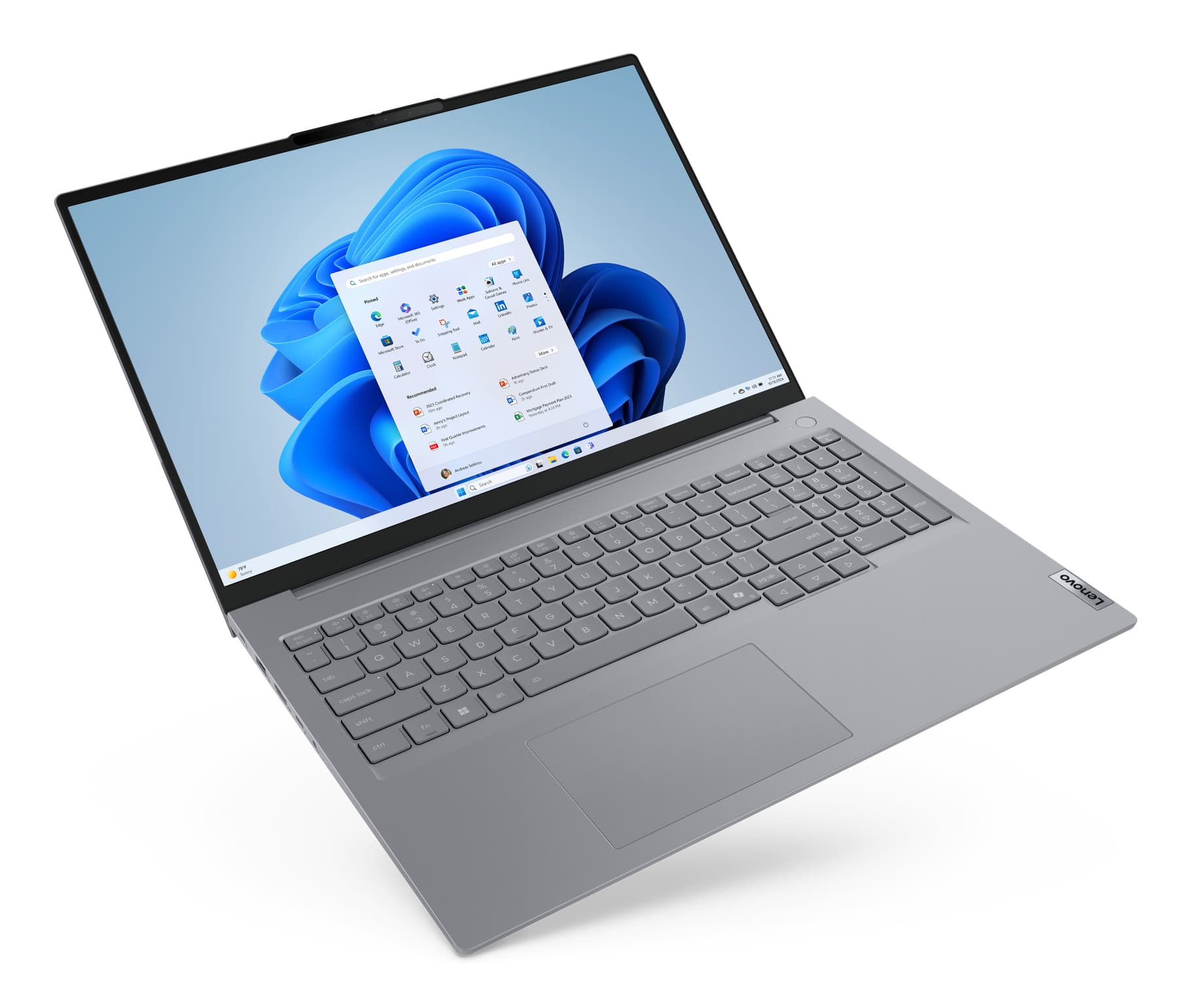 Portátil - Lenovo ThinkBook 16 G8 IAL Profesional, 16" WUXGA, Intel® Core™ Ultra 5 225U, 16GB RAM, 512GB SSD, UHD Graphics, Windows 11 Pro, Gris - imagen 8