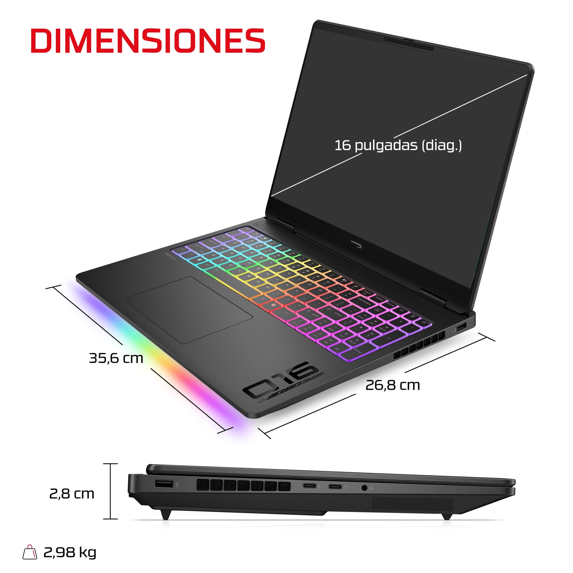 Portátil gaming HyperX OMEN MAX 16-ak1004ns - imagen 7