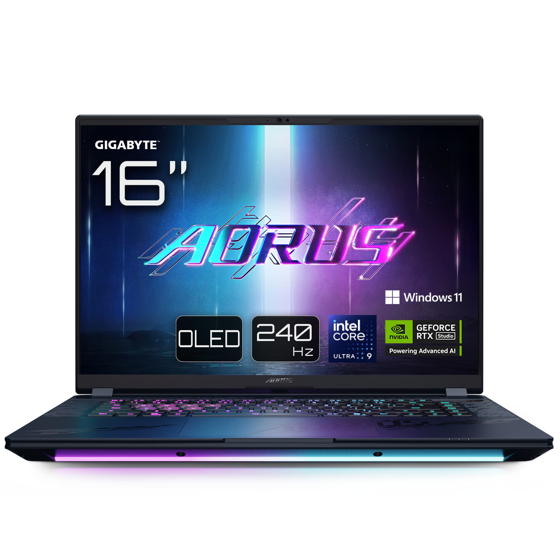 Portátil gaming - Gigabyte AORUS MASTER 16 BYHC5ESE64SP, 16" WQXGA, Intel® Core™ Ultra 9-275HX, 32GB RAM, 1TB SSD, GeForce RTX™ 5080, W11 Pro - imagen 2