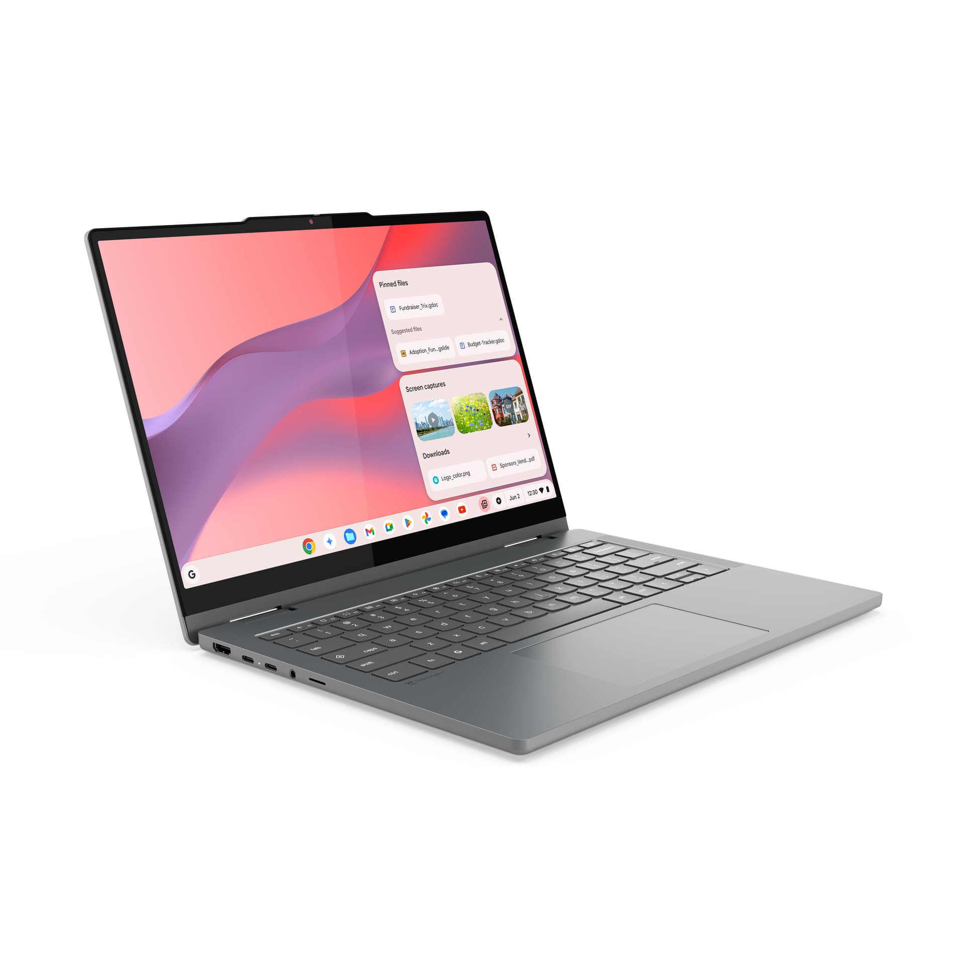 LENOVO - Portátil Convertible Lenovo Chromebook 2-en-1 14ITN10, Intel Core 3-N355, 8GB, 256GB UFS, 14" Táctil, ChromeOS. - imagen 8