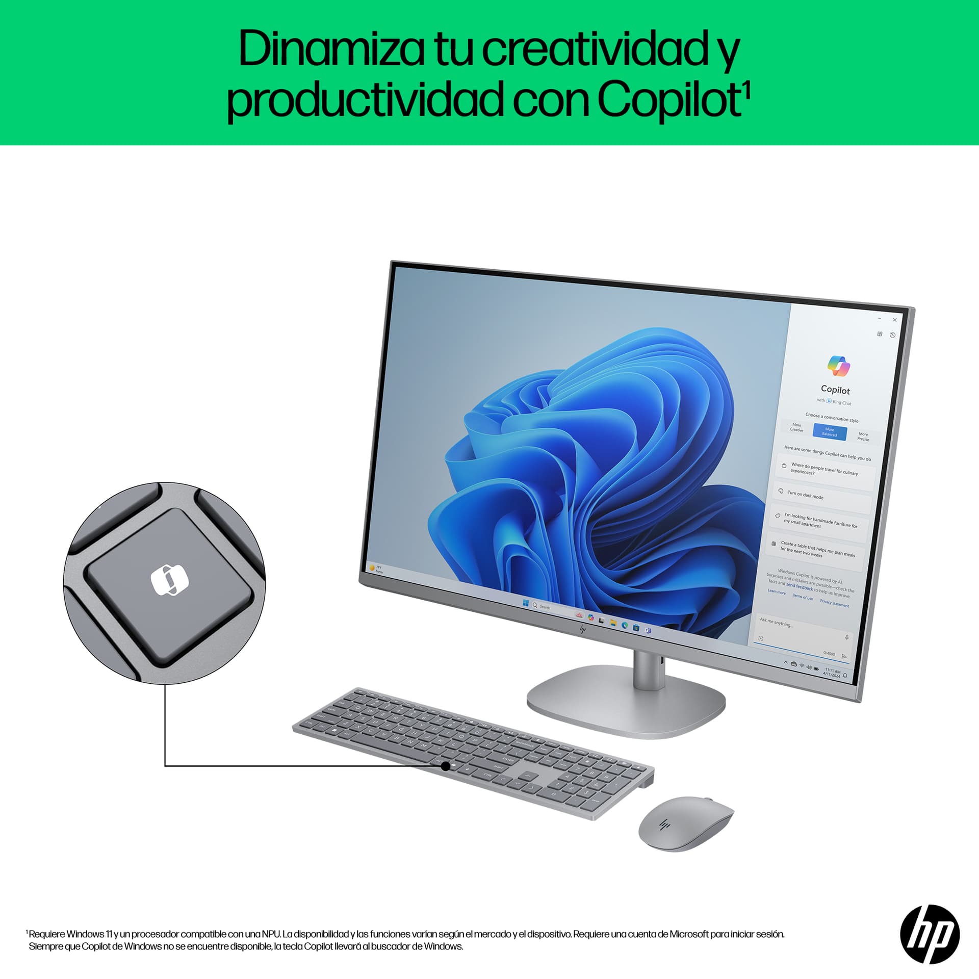 HP - All-in-One HP OmniStudio X 32-c0006ns, Intel Core Ultra 5-125H, 32GB, 1TB SSD, 31,5', W11. - imagen 16