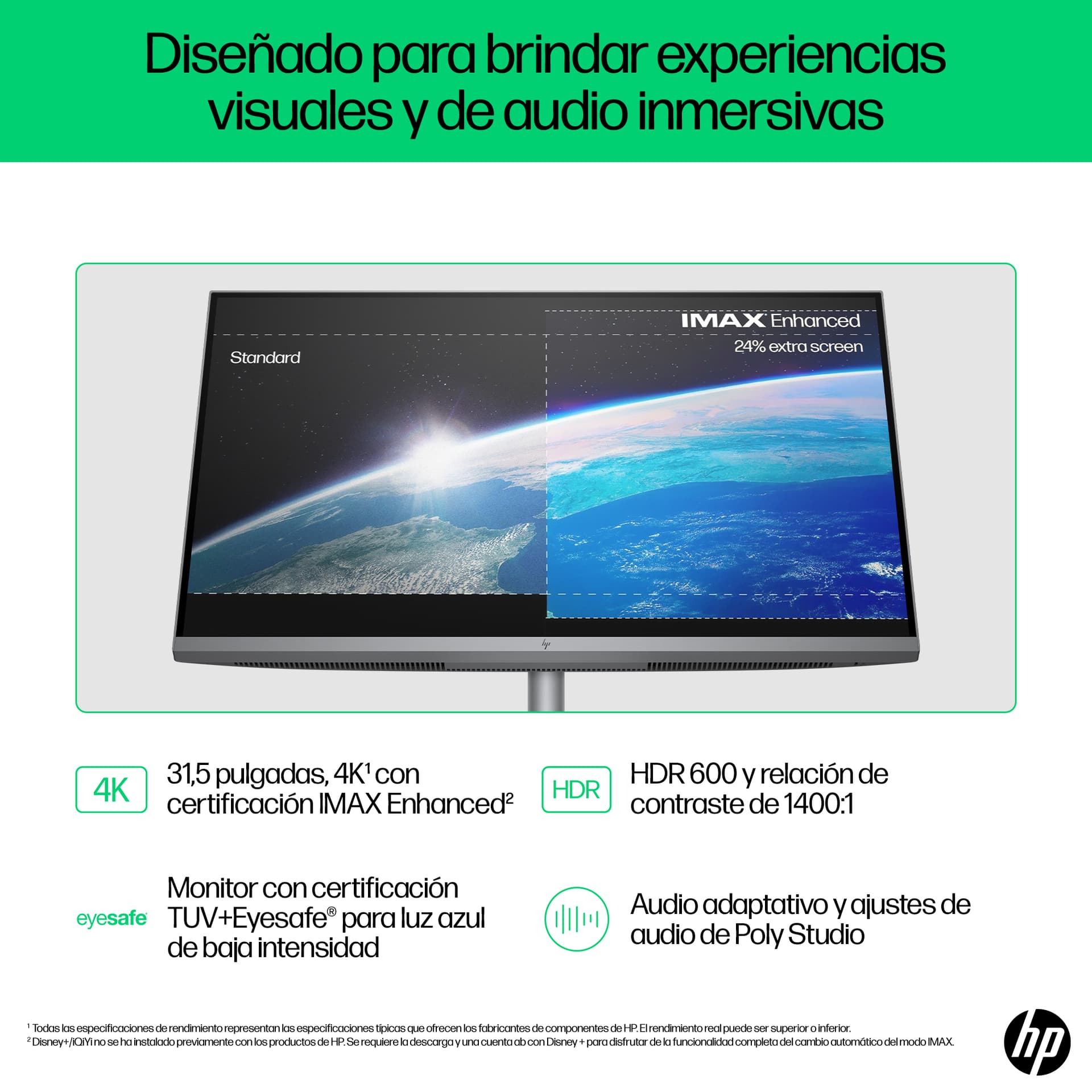 HP - All-in-One HP OmniStudio X 32-c0006ns, Intel Core Ultra 5-125H, 32GB, 1TB SSD, 31,5', W11. - imagen 9