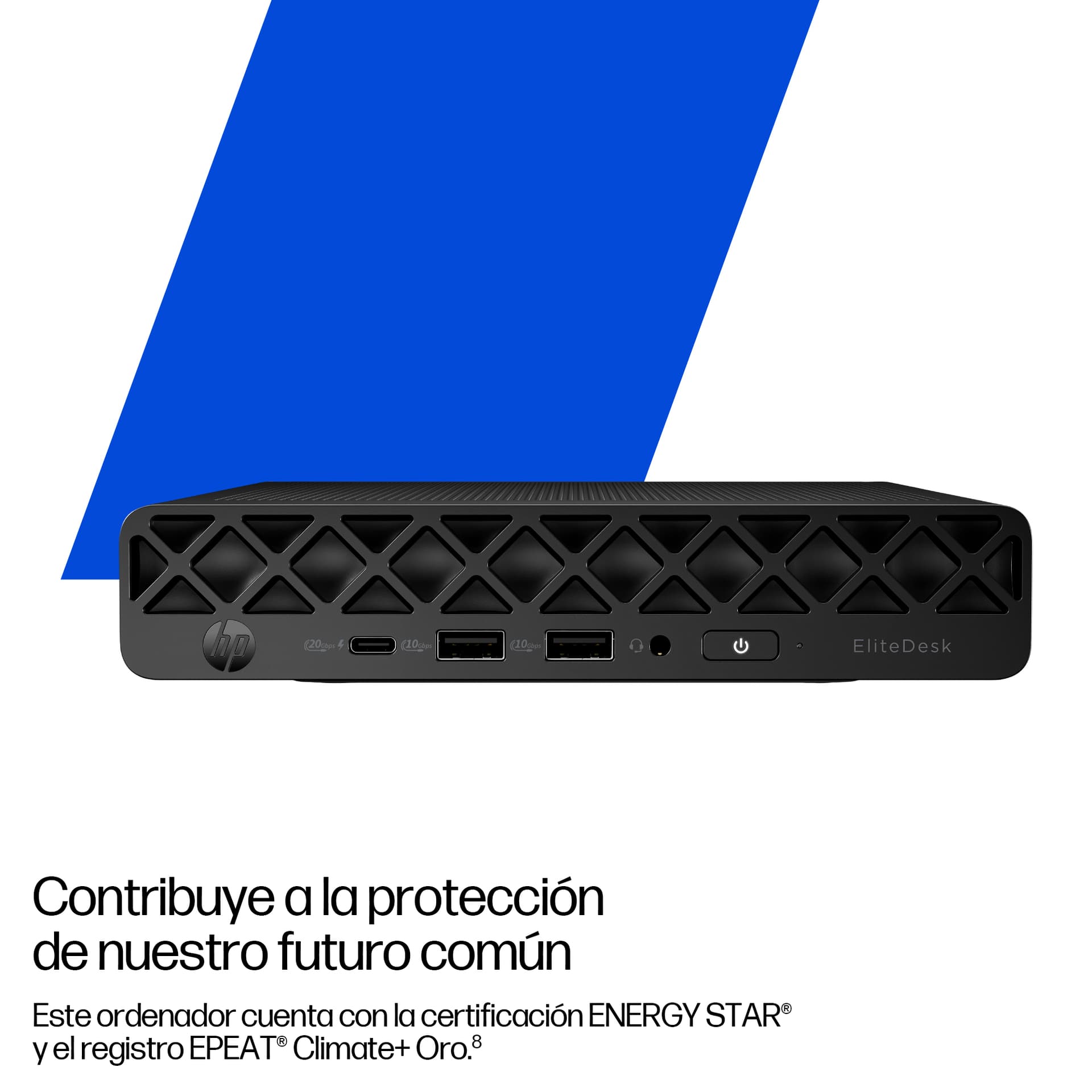Mini PC - HP EliteDesk 8 G1i Profesional, Intel® Core™ Ultra 5 235, 16 GB RAM, 512 SSD, HD Graphics, Windows 11 Pro, Jack black - imagen 8