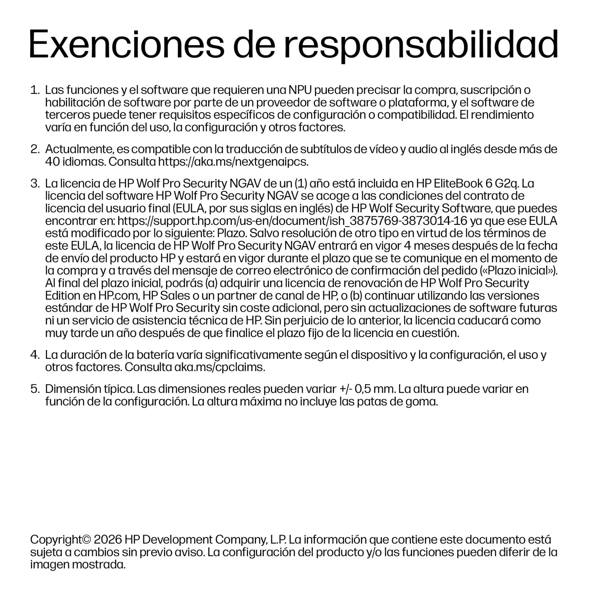 Portátil Profesional HP EliteBook 6 G2q 14" con IA - imagen 10