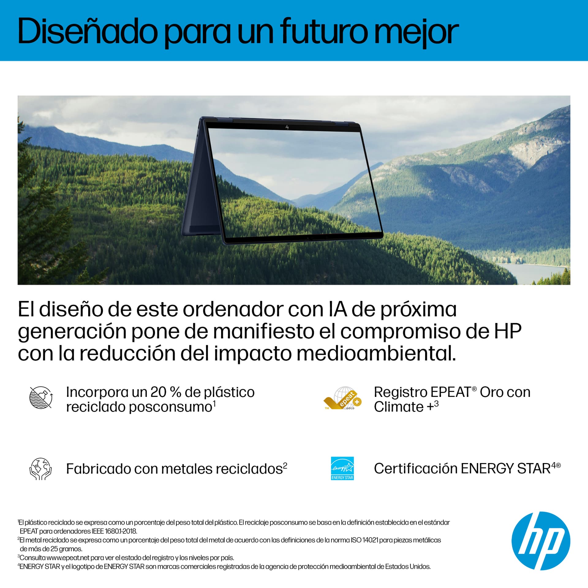 HP - Convertible 2 en 1 HP OmniBook X Flip 14-fm0002ns, Copilot+PC, Intel Core Ultra 5-226V, 16GB, 1TB SSD, 14', W11. - imagen 10