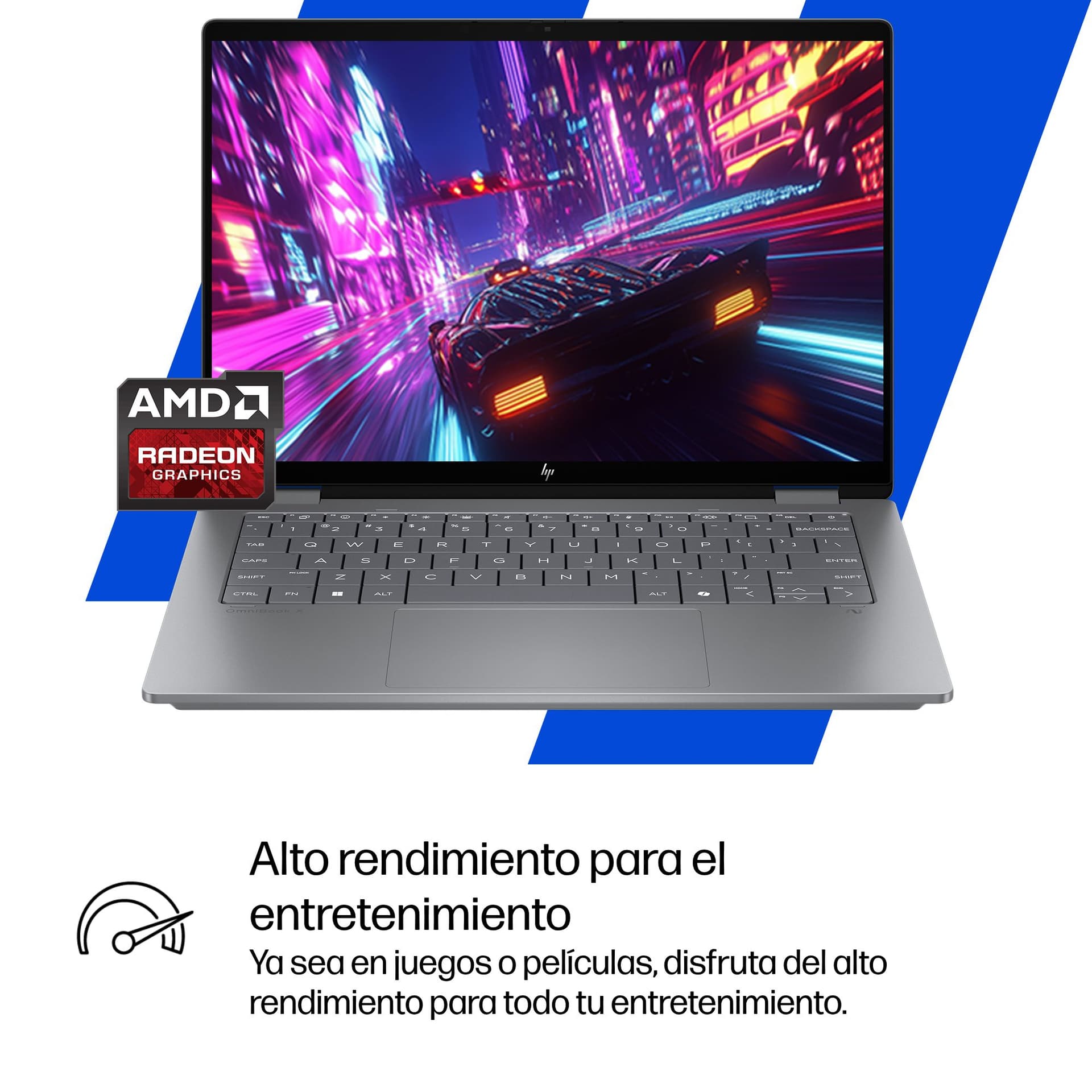 HP - Convertible 2 en 1 HP OmniBook X Flip 14-fk0001ns, Copilot+PC, Ryzen IA 7-350, 16GB, 1TB SSD, 14' OLED, W11. - imagen 18