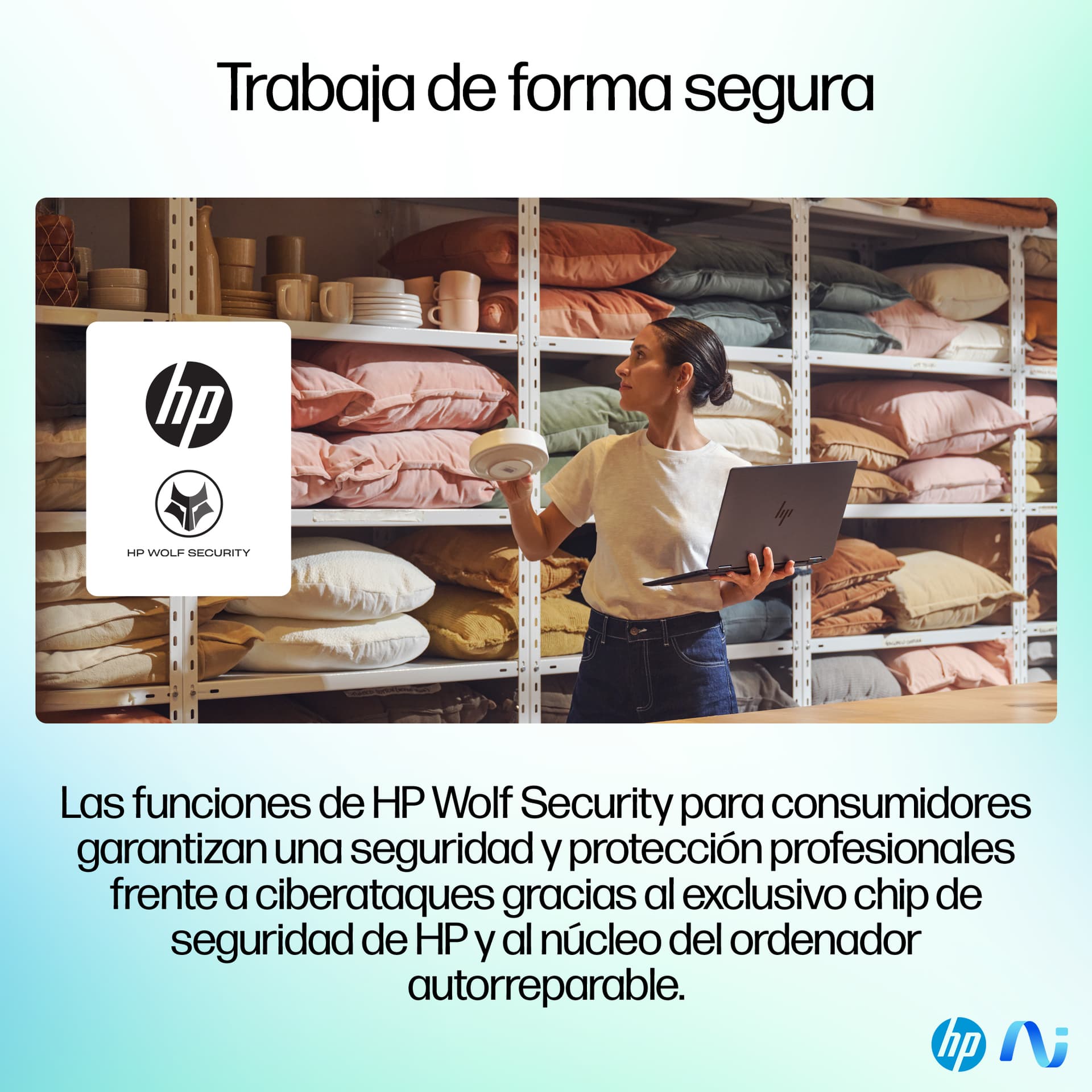 HP - Convertible 2 en 1 HP OmniBook Ultra Flip 14-fh0000ns, Copilot+PC, Intel Core Ultra 7-258V (Series 2), 32GB, 1TB SSD, 14' , W11. - imagen 8