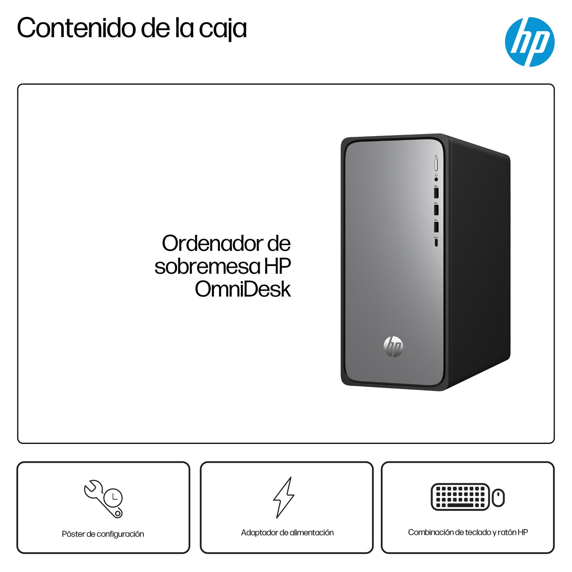 HP - Sobremesa HP OmniDesk M02-0001ns, Intel Core i7-14700, 16GB, 1TB SSD, W11. - imagen 11