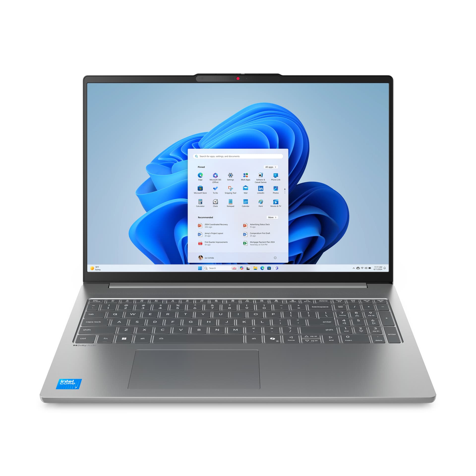 Portátil - Lenovo IdeaPad Slim 5 16IMH10, 16" WUXGA, Intel® Core™ Ultra 9 185H, 32GB RAM, 1TB SSD, Arc™ Onboard Graphics, W11 Home, Sin cargador - imagen 2