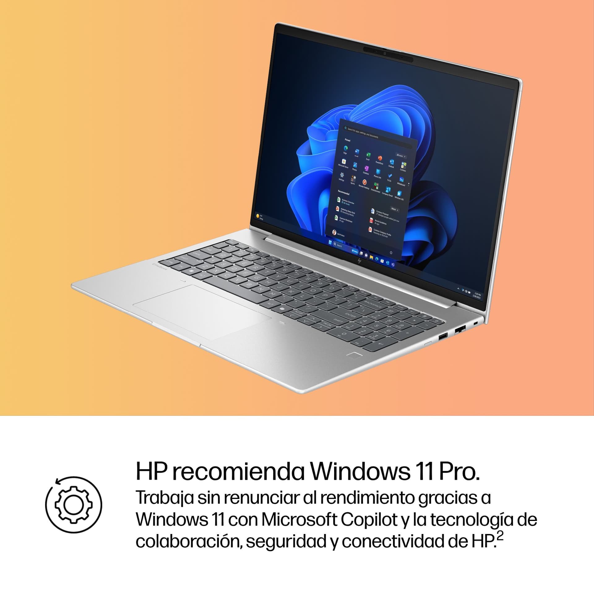Portátil - HP EliteBook 6 G1i Profesional, 16" WUXGA, Intel® Core™ Ultra 5 225U, 16 GB RAM, 512 SSD, Graphics, Windows 11 Pro - imagen 17