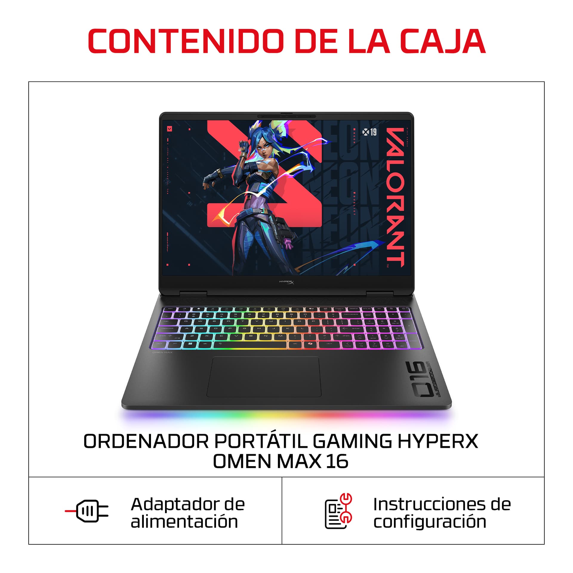 Portátil gaming HyperX OMEN MAX 16-ak1004ns - imagen 6