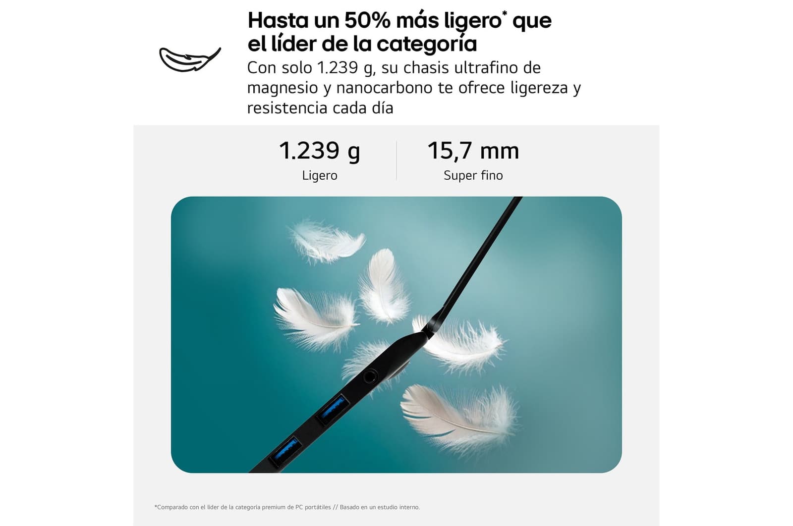 Portátil - LG 16Z90TL-G.AU88B, 16" WQXGA, Intel® Evo™ Edition Core™ Ultra i7-258V, 32 GB RAM, 1 TB SSD, Arc™ GPU, W11H, Negro - imagen 4