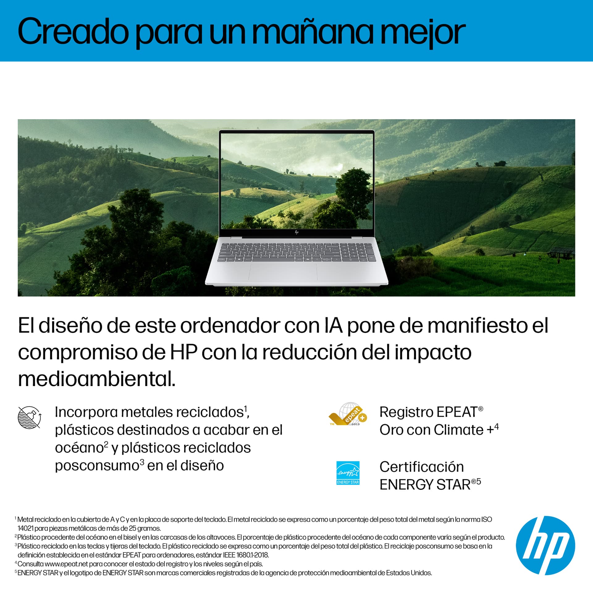 Portátil - HP OmniBook 7 AI 16-ay0002ns, 16" 2K, Intel® Core™ Ultra 255H, 32GB RAM, 1TB SSD, GeForce RTX 4050, Windows 11 Home PC, Plateado - imagen 8