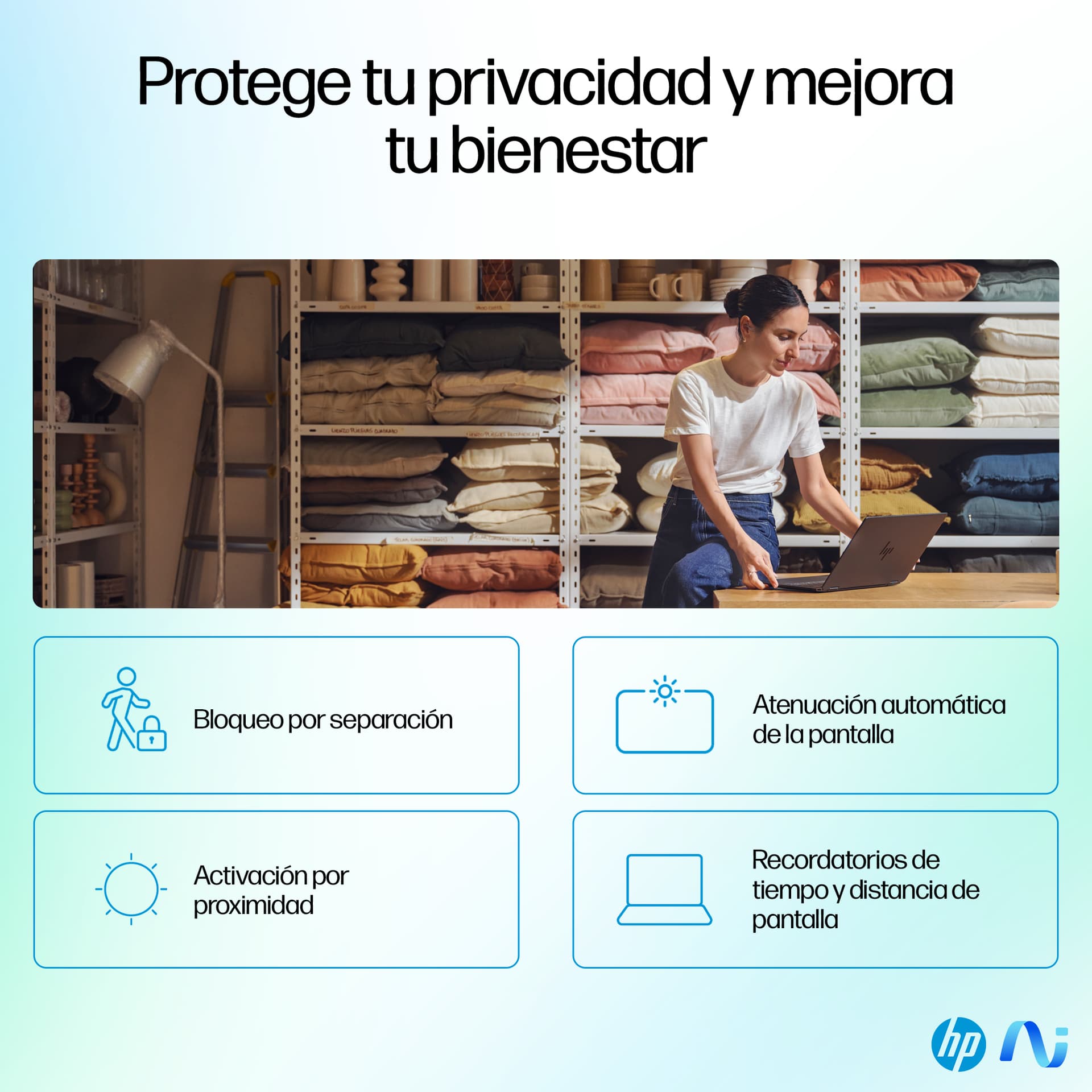 HP - Convertible 2 en 1 HP OmniBook Ultra Flip 14-fh0000ns, Copilot+PC, Intel Core Ultra 7-258V (Series 2), 32GB, 1TB SSD, 14' , W11. - imagen 13