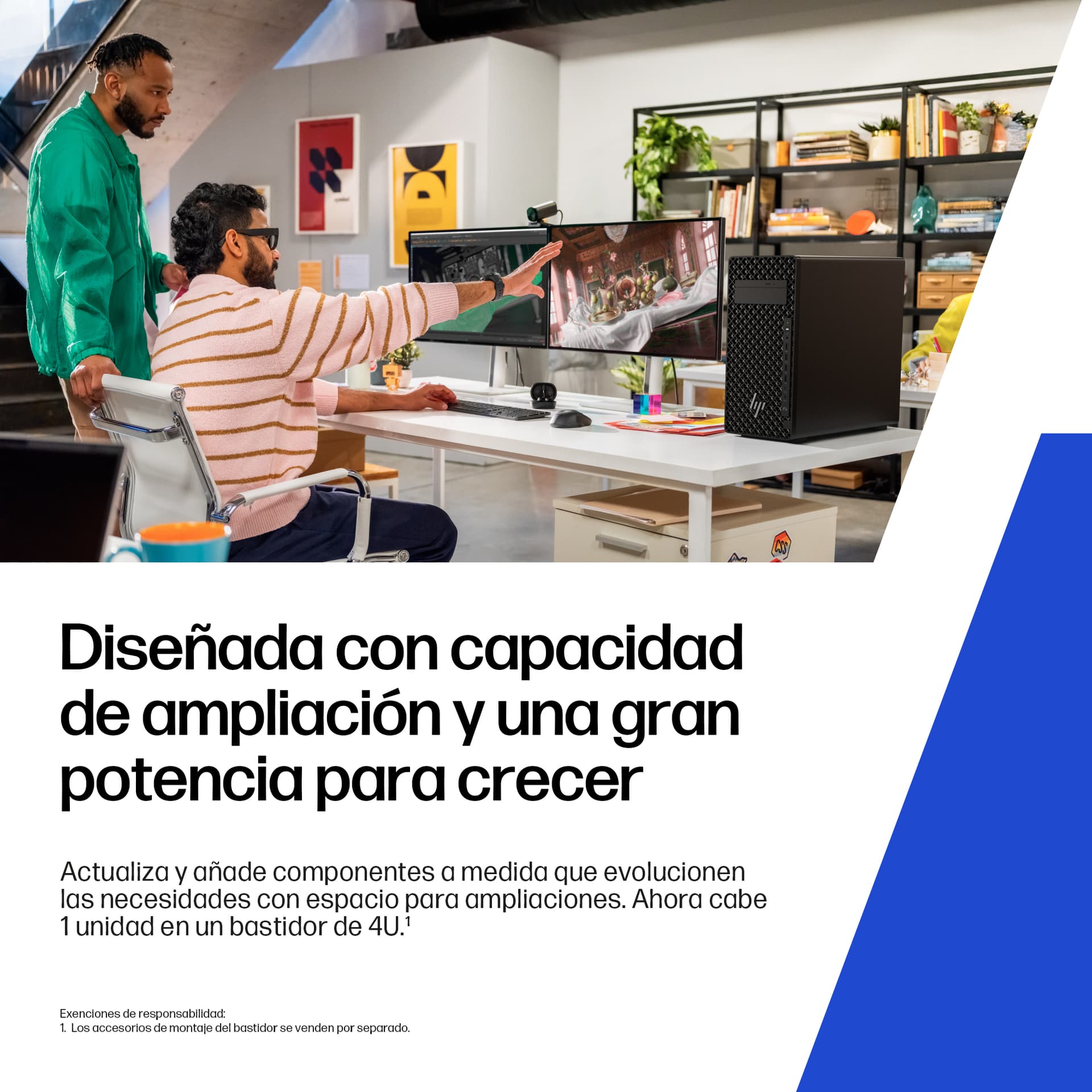 PC sobremesa - HP Z2 Tower G1i Profesional, Intel® Core™ Ultra 7 265, 32 GB RAM, 1 TB SSD, GeForce RTX™ A1000, Windows 11 Pro, Negro - imagen 8