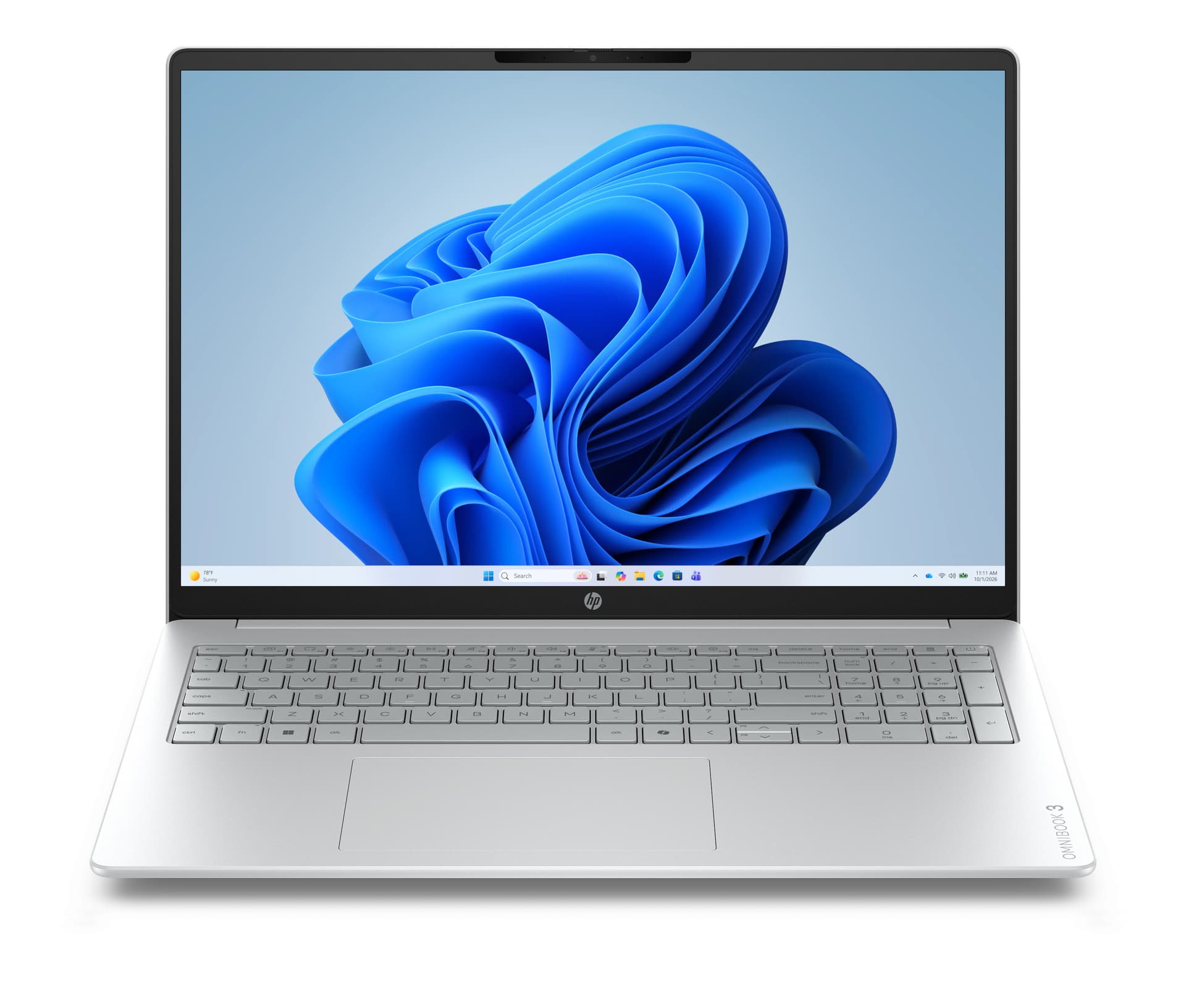 HP - Portátil HP OmniBook 3 16-bu0002ns, Intel Core 3-100U, 8GB, 512GB SSD, 16', W11, Sin cargador. - imagen 2