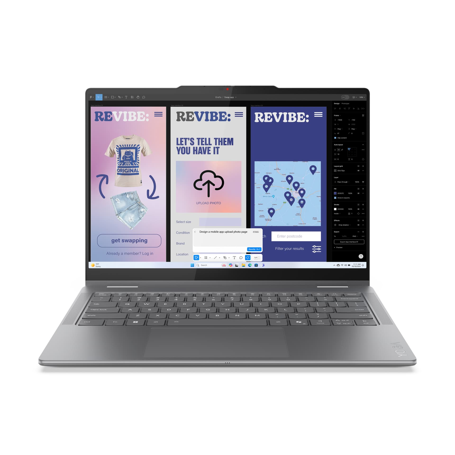 LENOVO - Convertible 2 en 1 Lenovo Yoga 7 14ILL10, Copilot+ PC, Intel Core Ultra 5-226V, 16GB, 512GB SSD, 14' OLED, W11. - imagen 2