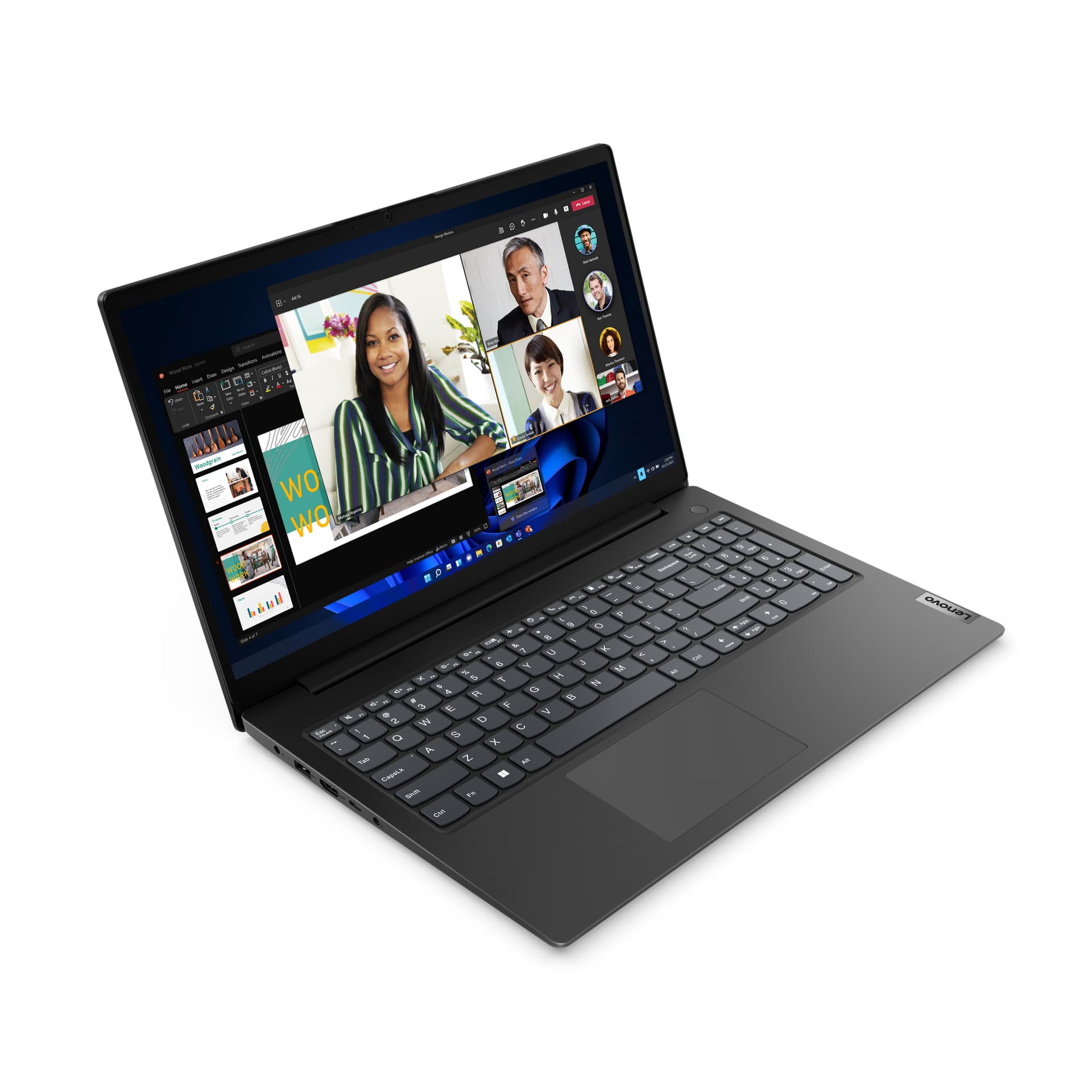 Portátil - Lenovo V15 G4 AMN Profesional, 15.6" Full-HD, AMD Ryzen™ 5 7520U, 16GB RAM, 512GB SSD, Radeon™ 610M, Windows 11 Pro, Negro - imagen 3