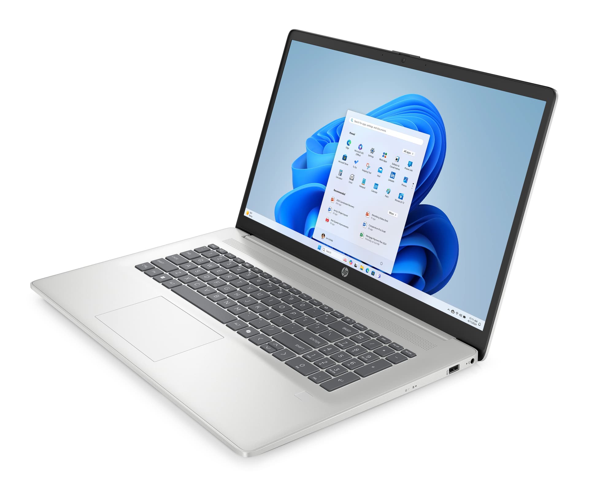 HP - Portátil HP 17-cp2004ns, Ryzen 5-7520U, 16GB, 512GB SSD, 17,3', W11. - imagen 4