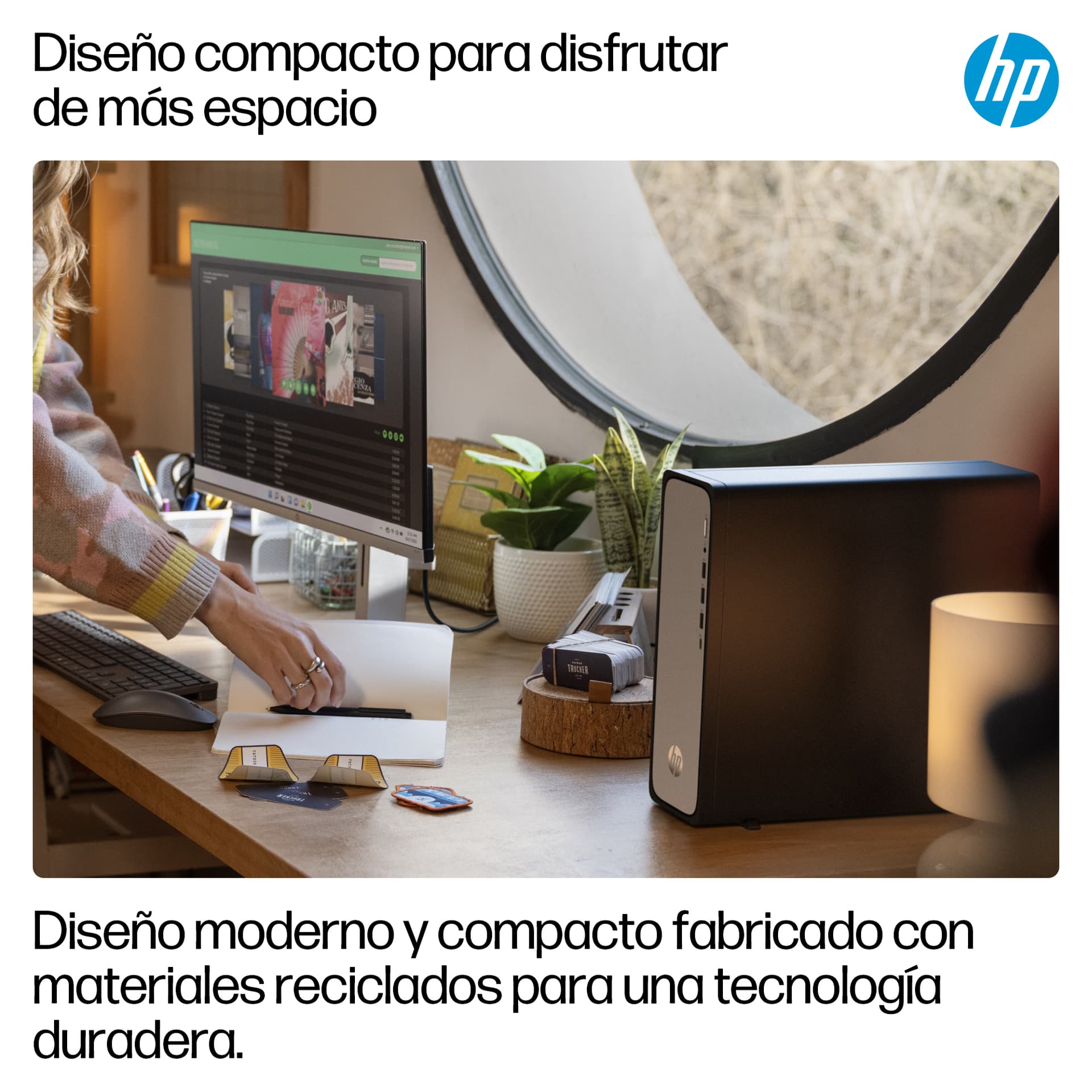 PC sobremesa - HP S03-0005ns, Intel® Core™ i5-14400, 16GB RAM, 512GB SSD, UHD Graphics, Sin sistema operativo, Plata - imagen 9