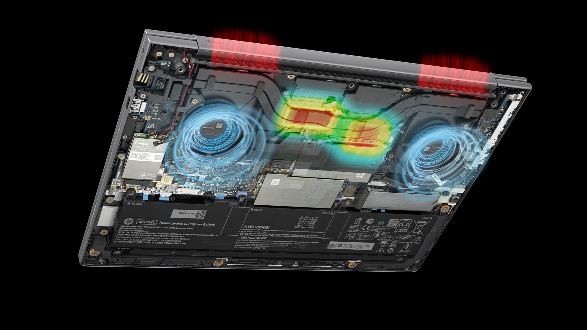 Portátil - HP ZBook X G1i 16 Profesional, 16" WUXGA Táctil, Intel® Core™ Ultra 7 265H, 32 GB RAM, 1 TB SSD, RTX™ PRO 2000, Windows 11 Pro - imagen 5