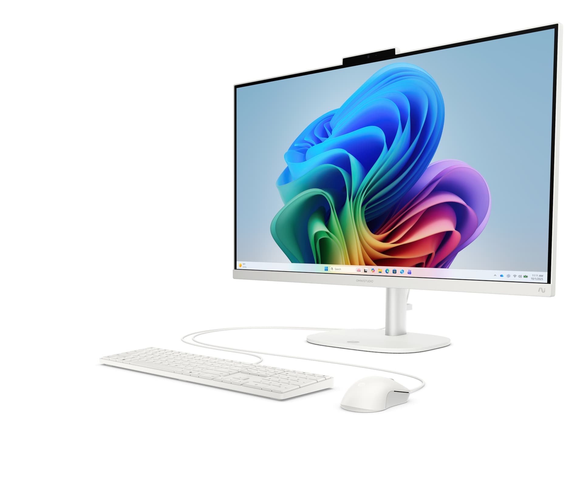 All in one - HP OmniStudio Next Gen AI 27-cw0006ns Copilot+ PC, 27" FullHD, AMD Ryzen™ 5 430 50 TOPS, 32GB RAM, 1TB SSD, W11 Home, Blanco algodón - imagen 9