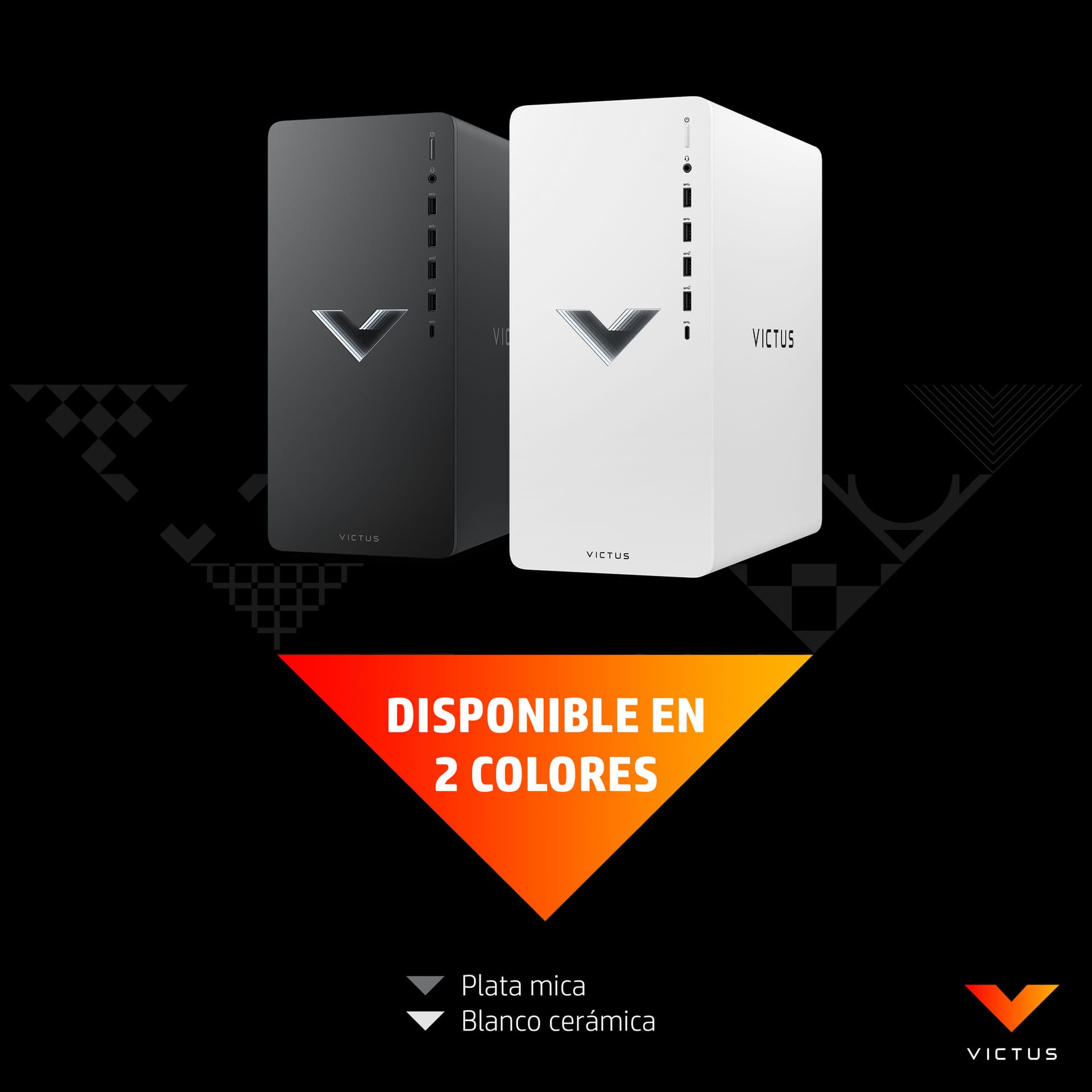 PC gaming - HP Victus TG02-0011ns, AMD Ryzen™ 7 5700G, 16GB RAM, 1TB SSD, Gráficos RTX™ 4060, Windows 11 H, Plata - imagen 4