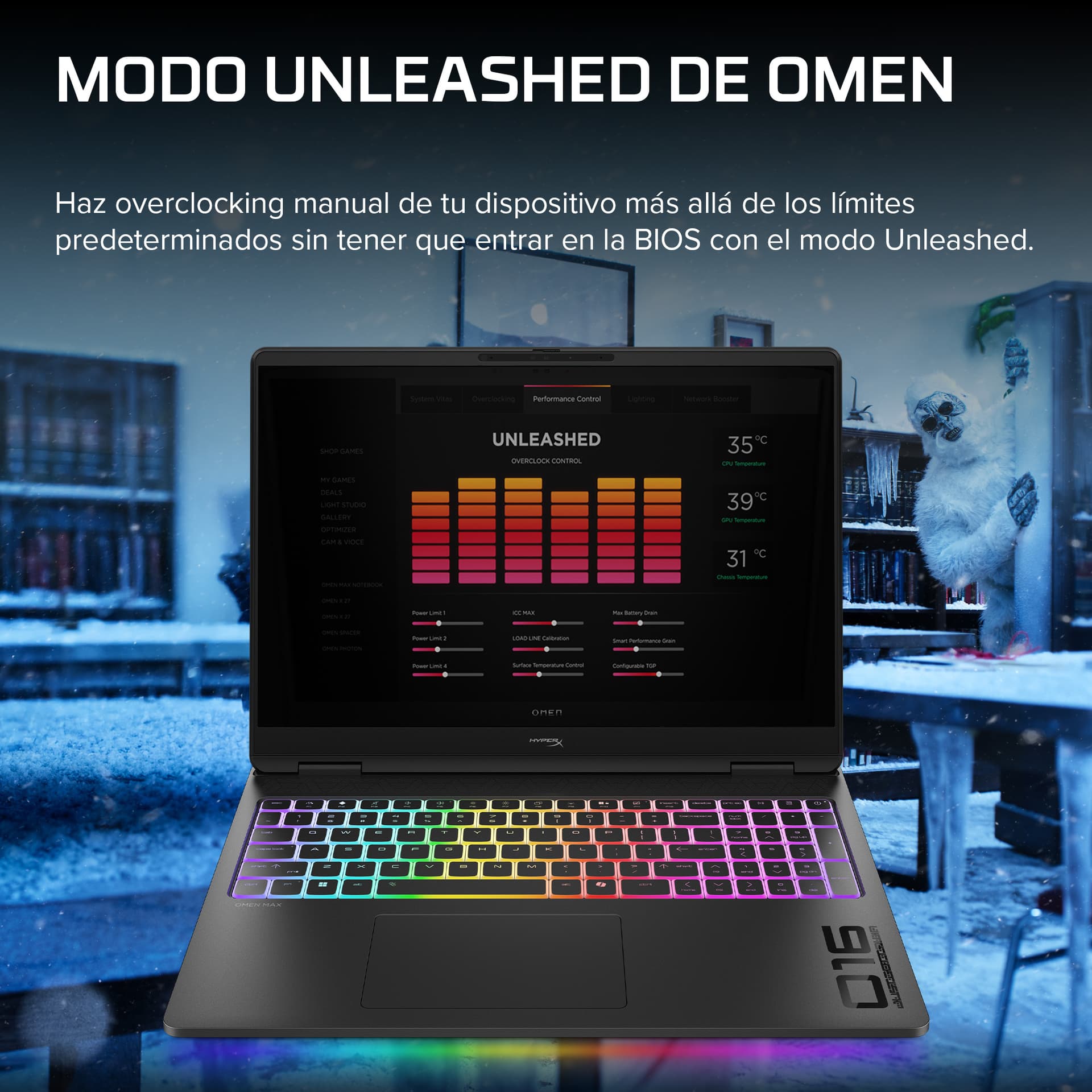 Portátil gaming HyperX OMEN 16-ah1004ns - imagen 12