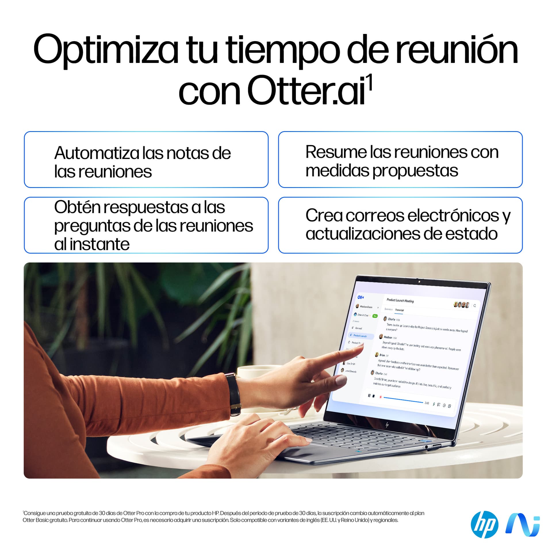 HP - Portátil HP OmniBook X 14-fe0000ns Copilot+PC, Snapdragon X Elite X1E-78-100, 16GB, 1TB SSD, 14', W11. - imagen 16