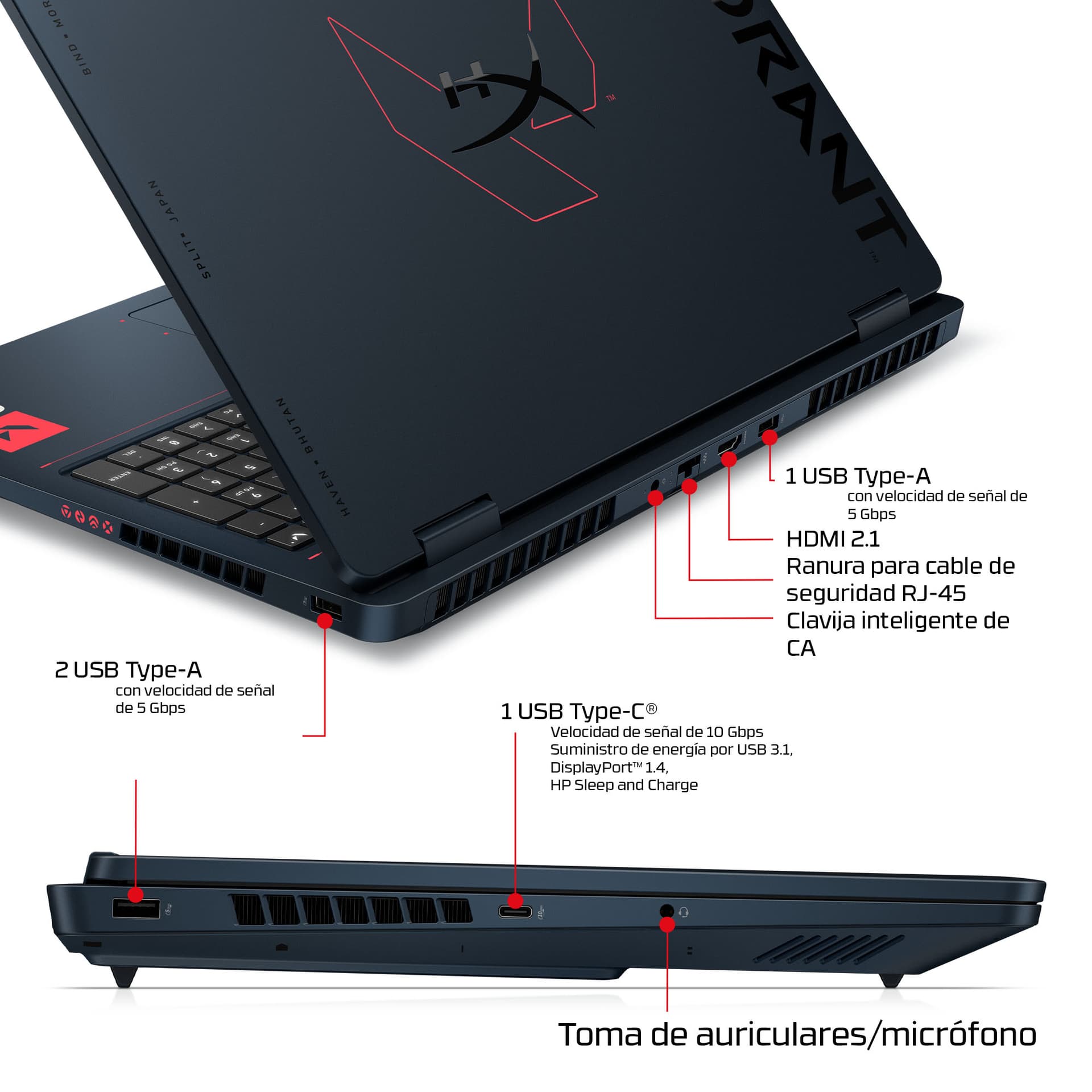 Portátil gaming HyperX OMEN 16-ap1601ns - imagen 5