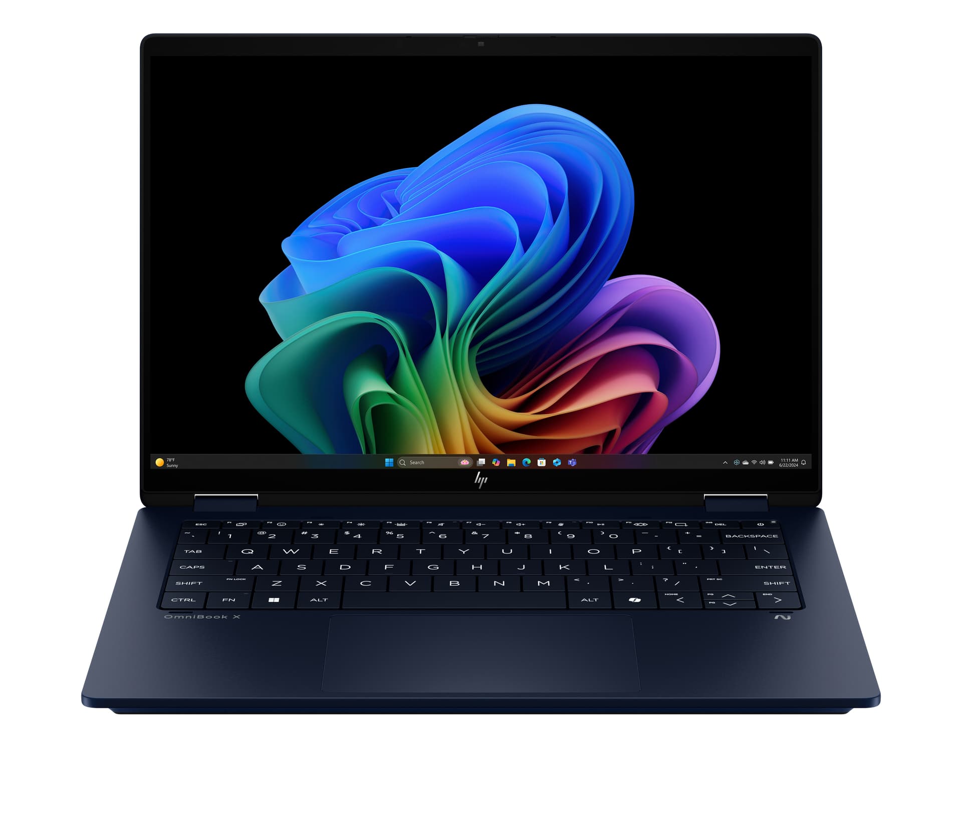 HP - Convertible 2 en 1 HP OmniBook X Flip 14-fm0000ns, Copilot+PC, Intel Core Ultra 7 EVO 258V, 32GB, 1TB SSD, 14' OLED, W11. - imagen 2
