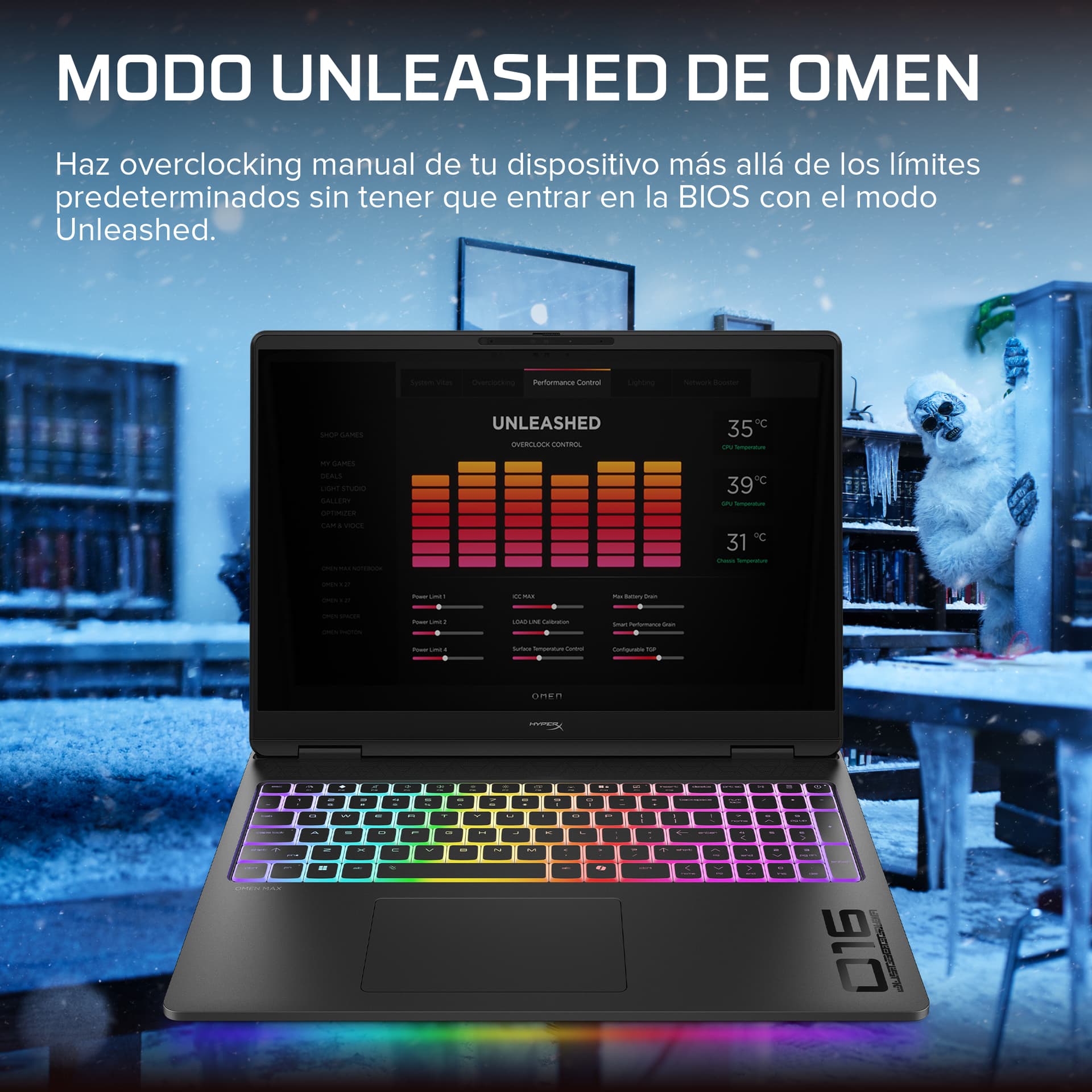Portátil gaming HyperX OMEN MAX 16-ak1004ns - imagen 9