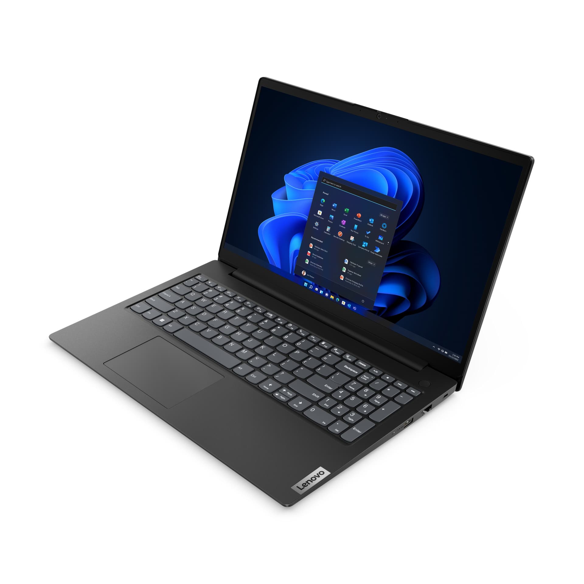 Portátil - Lenovo V15 G4 AMN Profesional, 15.6" Full-HD, AMD Ryzen™ 5 7520U, 16GB RAM, 512GB SSD, Radeon™ 610M, Windows 11 Pro, Negro - imagen 4