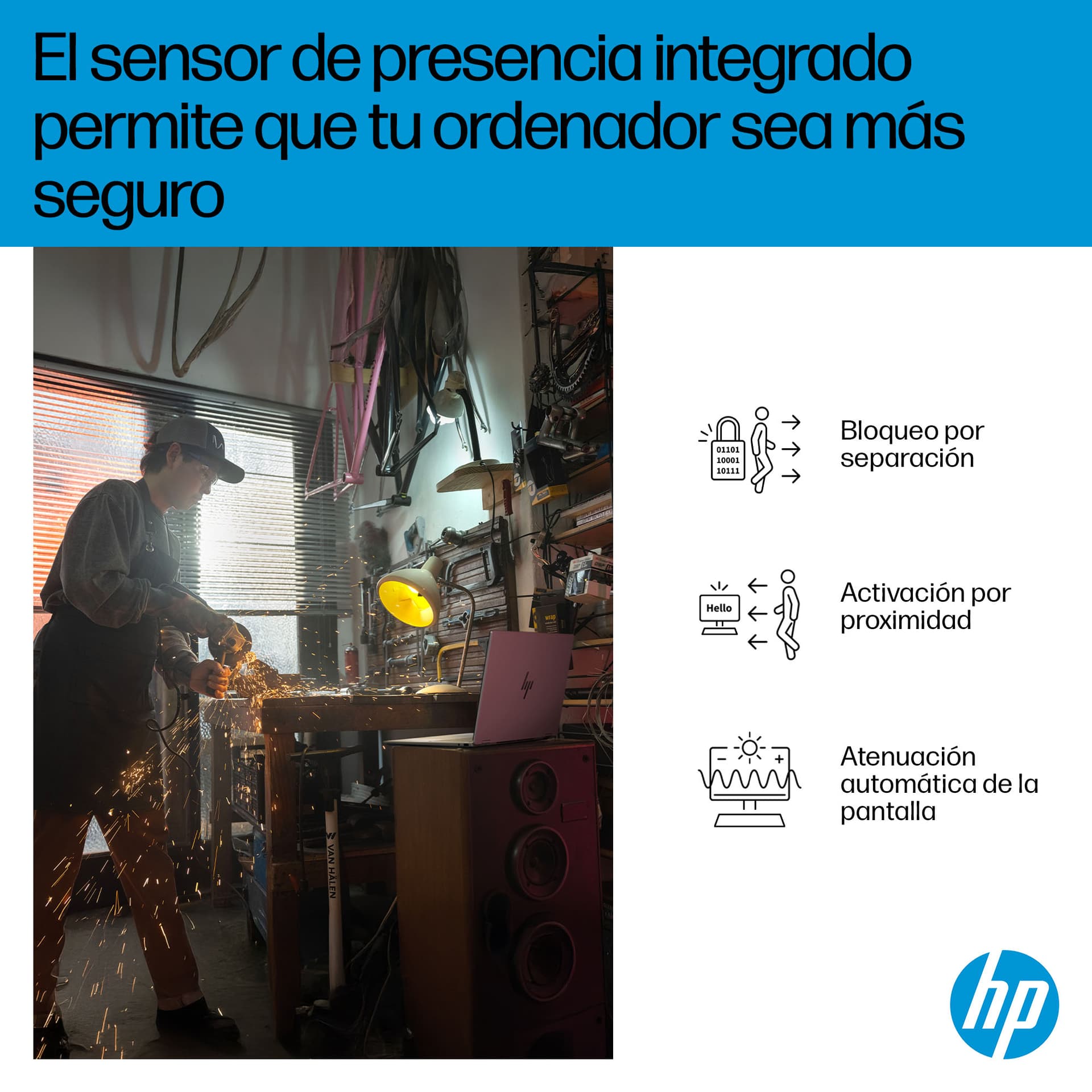 HP - Convertible 2 en 1 HP OmniBook X Flip 16-ar0001ns, Copilot+PC, Ryzen IA 7-350, 16GB, 1TB SSD, 16" OLED, W11. - imagen 11