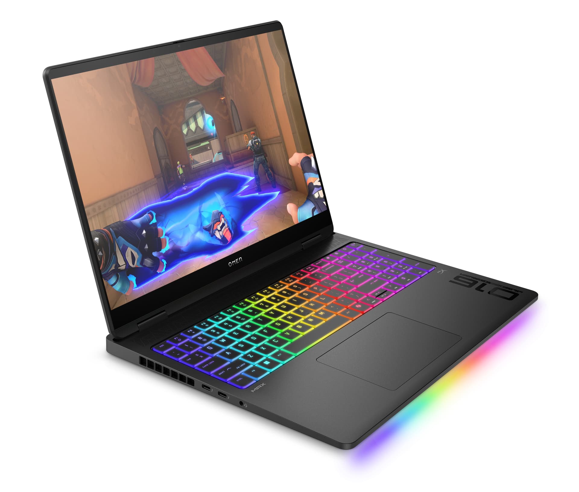 Portátil gaming - HP OMEN MAX 16-ah0007ns, 16" WQXGA OLED, Intel® Core™ Ultra 9 275HX, 64GB RAM, 1TB SSD, GeForce RTX™ 5090, Windows 11 Home - imagen 3