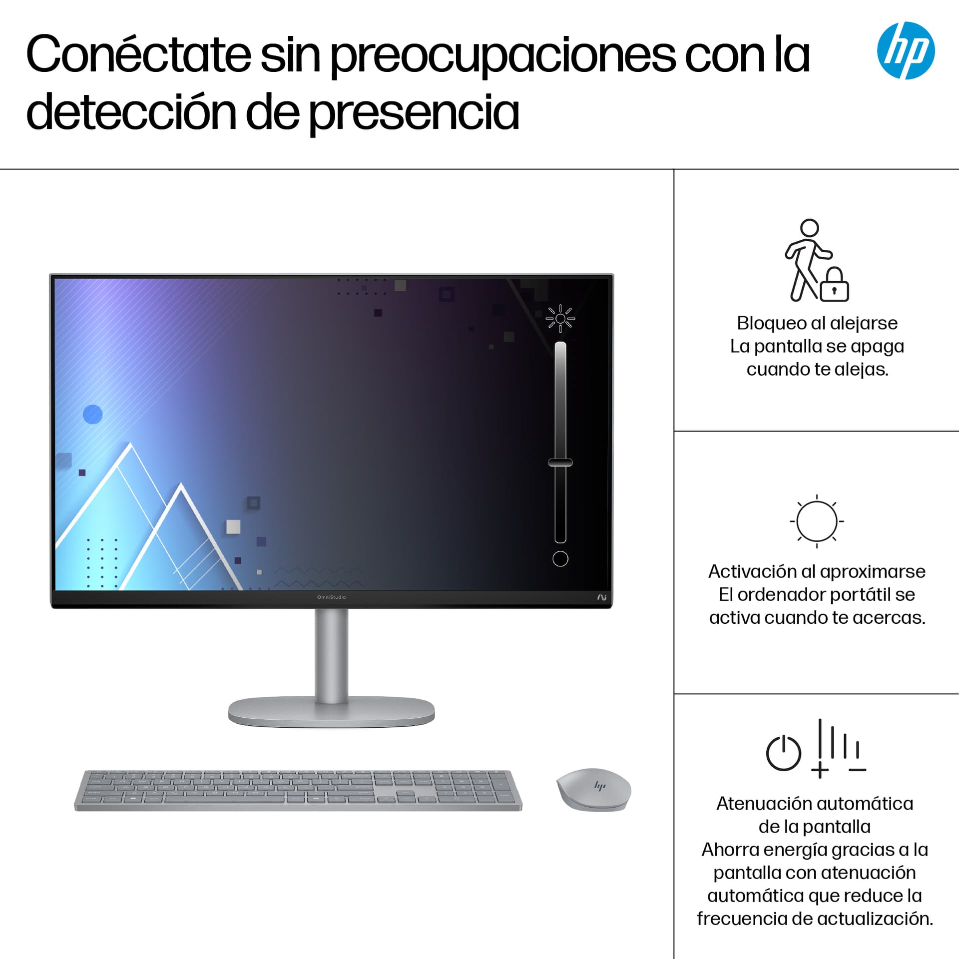 HP - All in One HP OmniStudio X 32-c1005ns, Copilot+PC, Intel Core Ultra 7-258V, 32GB, 1TB SSD, Intel Arc, 31,5', W11. - imagen 8