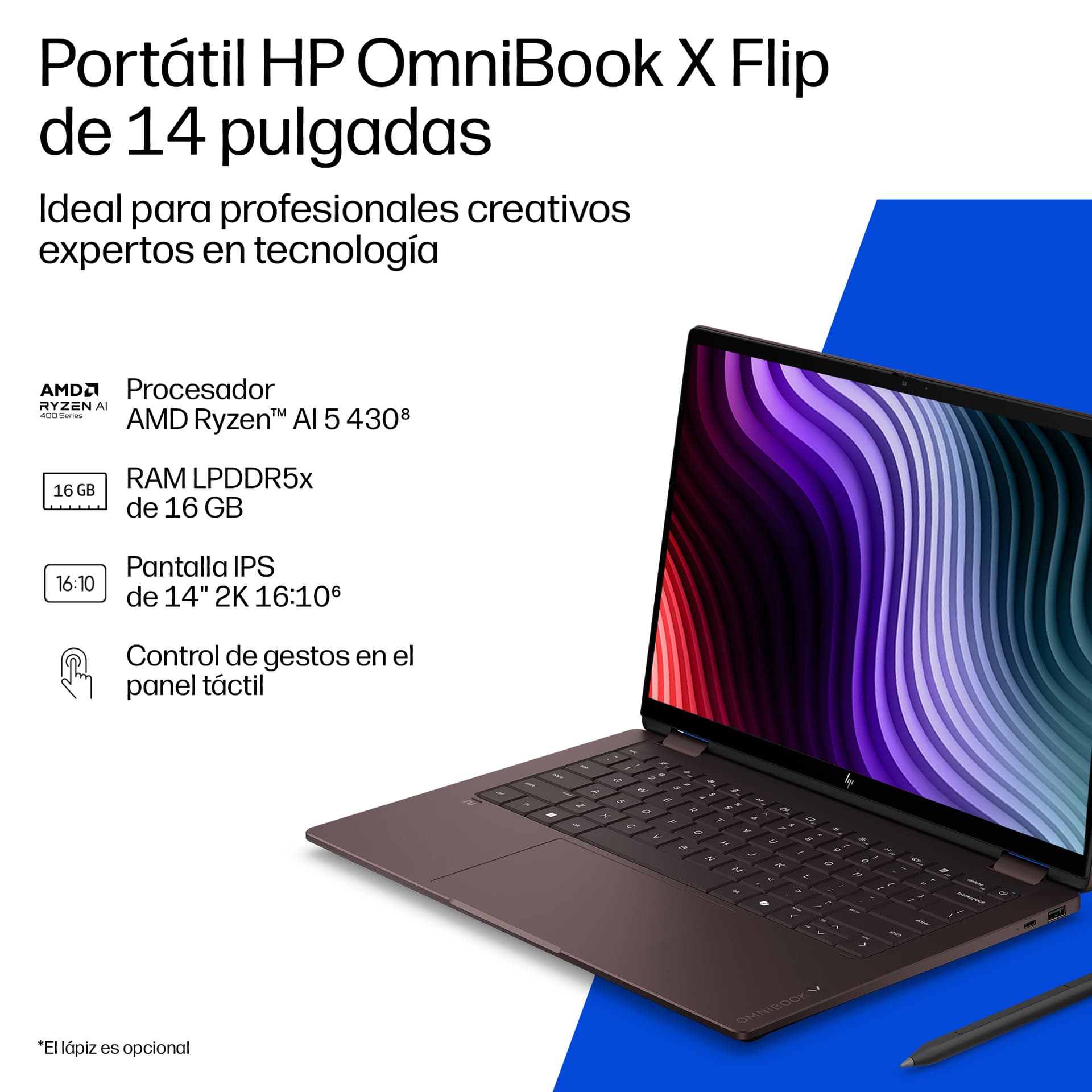 Portátil HP OmniBook X Flip 14-kc0003nsx - imagen 5