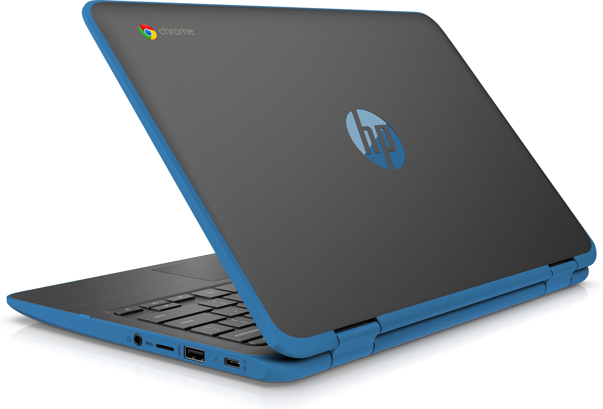 Portátil - HP Chromebook x360 11 G2 EE, 11.6" HD, Intel® Celeron® N4000, 4GB RAM, 32GB eMMC, Chrome OS, Negro - imagen 4