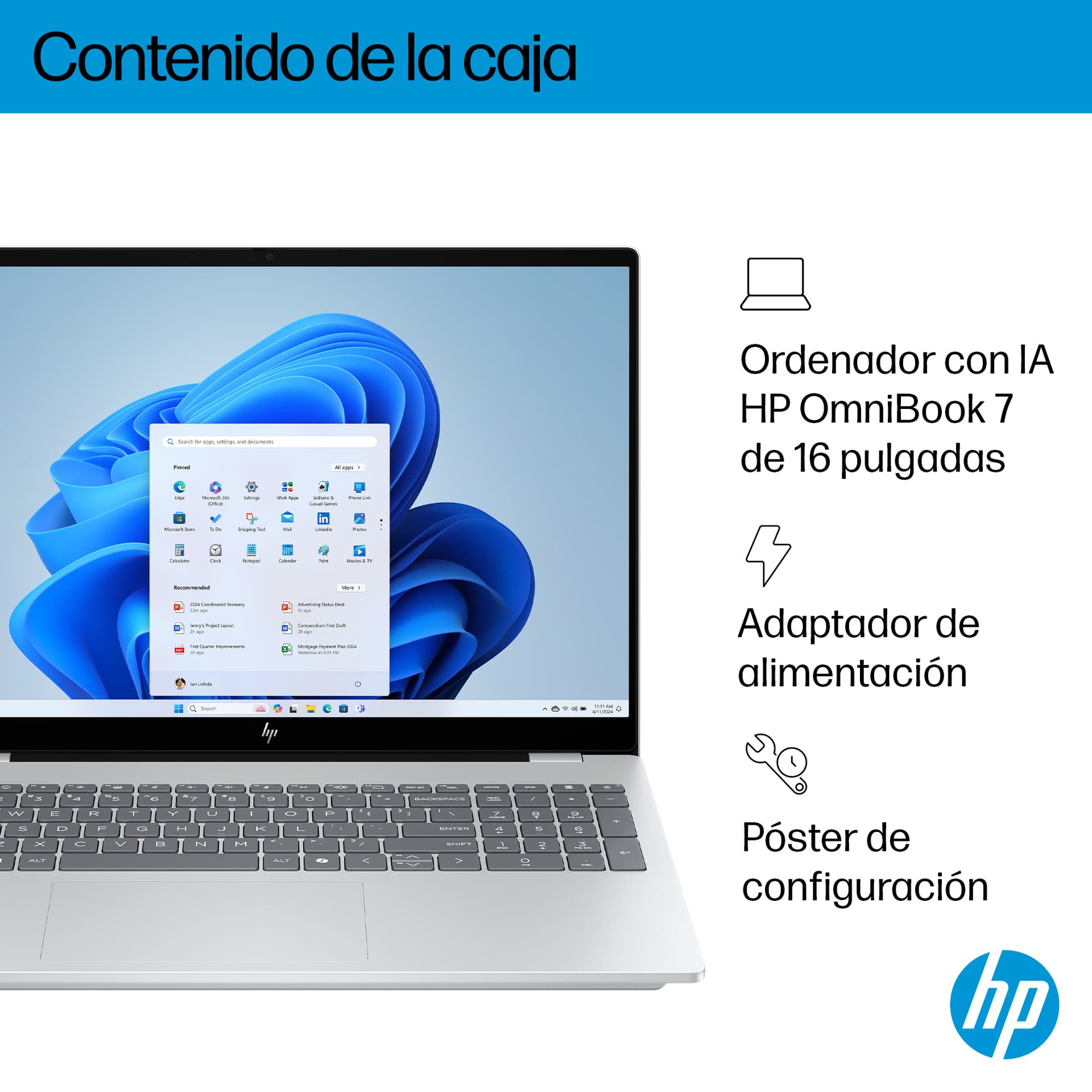 Portátil táctil HP Omnibook 7 16-ay0010ns con 3 años de garantía - Con Inteligencia Artificial - imagen 6