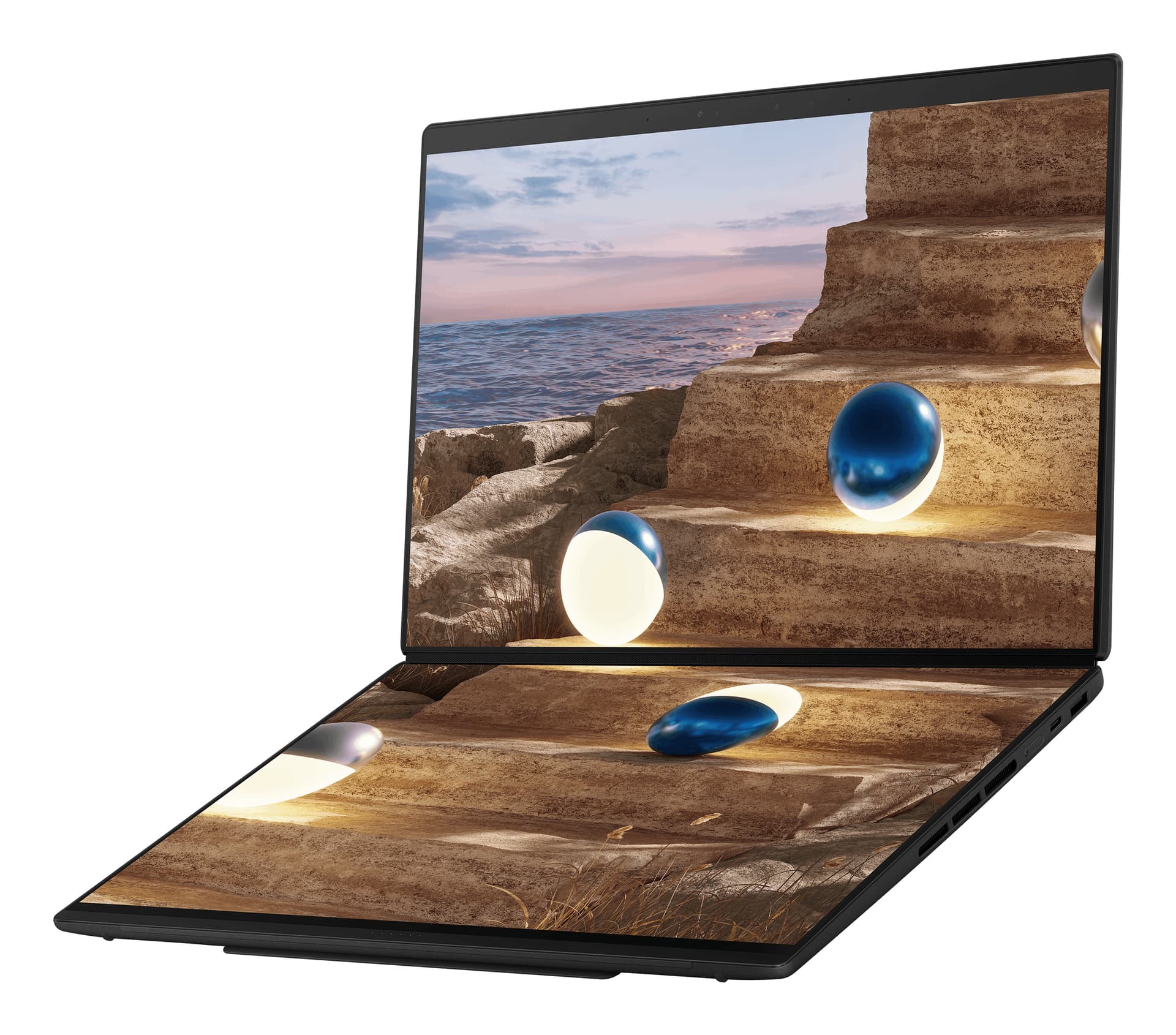 Asus - Portátil ASUS Zenbook Duo OLED UX8407AA-SN066W, Copilot+ PC, Intel Core Ultra 9 386H, 32GB, 1TB SSD, 14", W11. - imagen 10