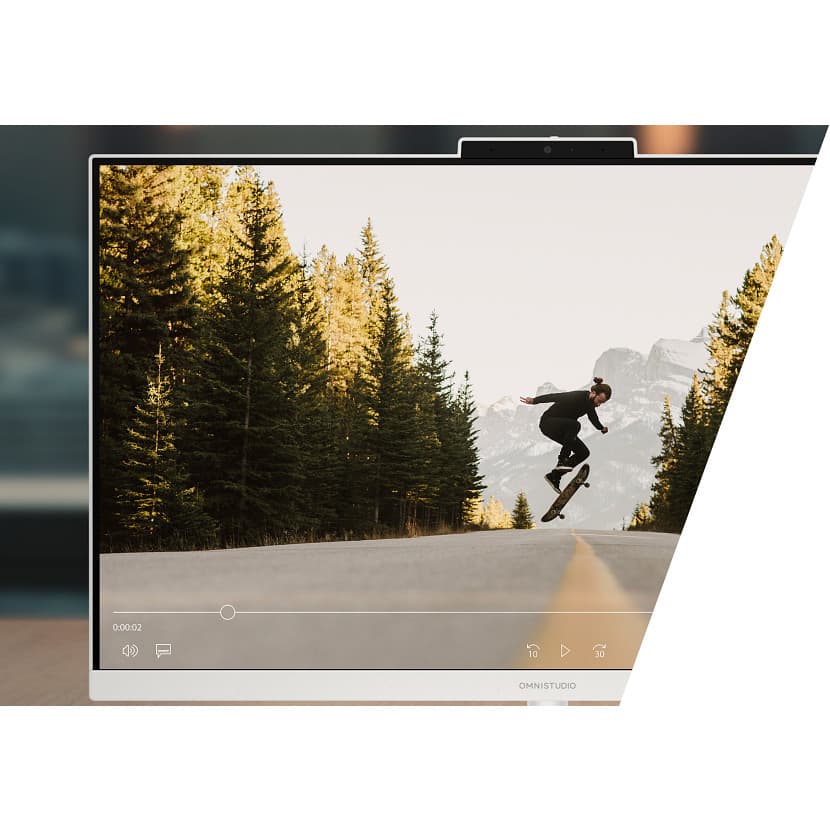 All in one - HP OmniStudio 24-cw0001ns Copilot+ PC, 23.8" Full-HD, AMD Ryzen AI 7 445 50 TOPS, 32 GB RAM, 1 TB SSD, Windows 11 Home, Blanco algodón - imagen 7
