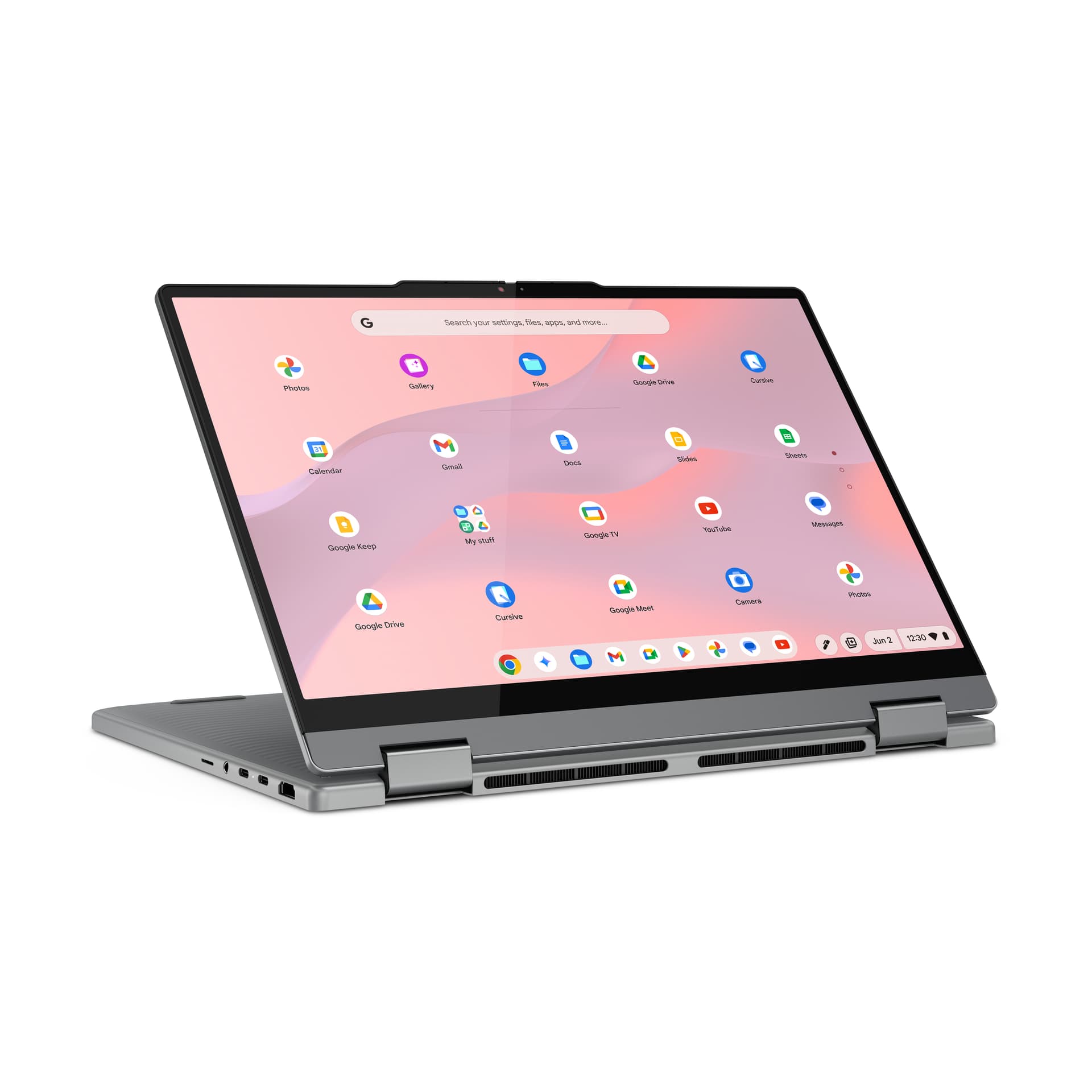 LENOVO - Portátil Convertible Lenovo Chromebook 2-en-1 14ITN10, Intel Core 3-N355, 8GB, 256GB UFS, 14" Táctil, ChromeOS. - imagen 3