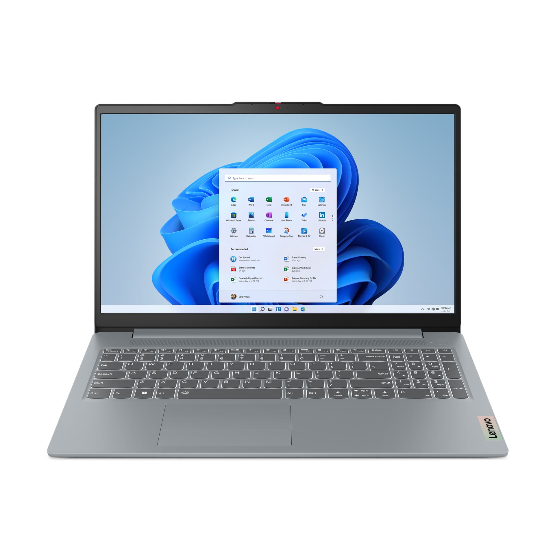 Portátil - Lenovo IdeaPad Slim 3 15IAH8, 15.6" FullHD, Intel® Core™ i5-12450H, 16GB RAM, 512GB SSD, UHD Graphics, Windows 11 Home, Gris - imagen 2