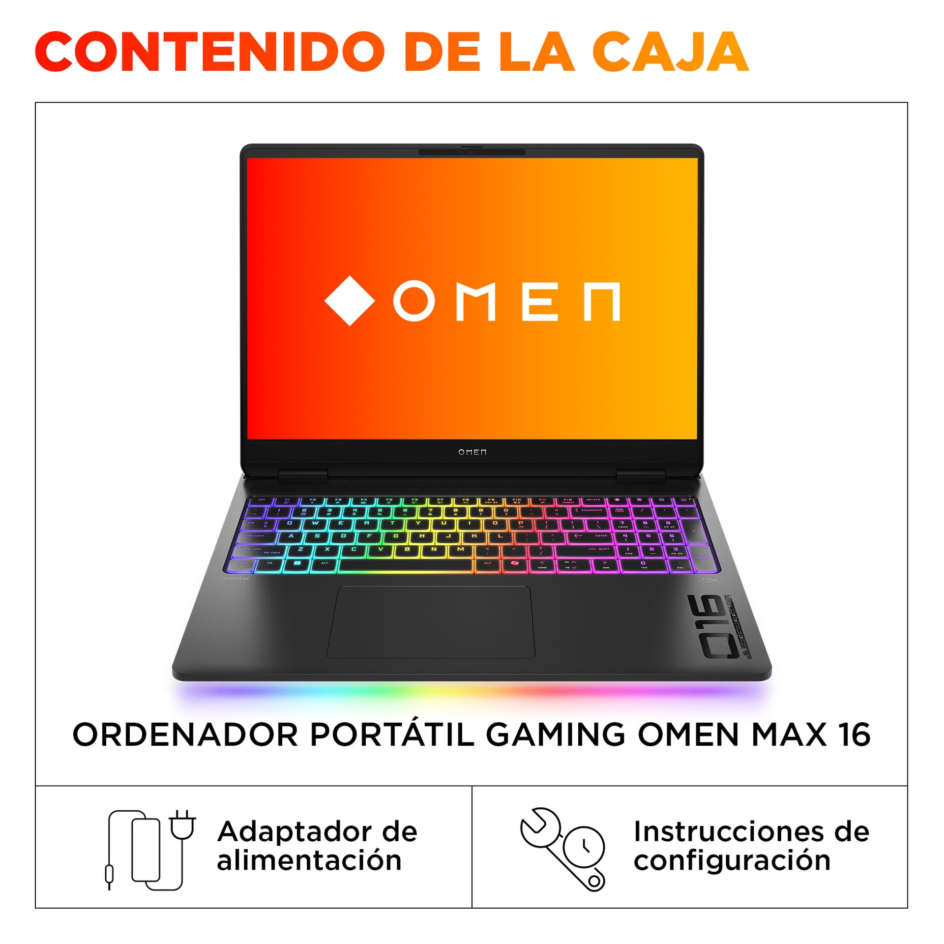 HP - Portátil Gaming OMEN MAX 16-ak0006ns, Copilot+PC, Ryzen AI 9-HX 375, 32GB, 1TB SSD, Nvidia GeForce RTX 5070Ti 12GB, 16', W11. - imagen 7