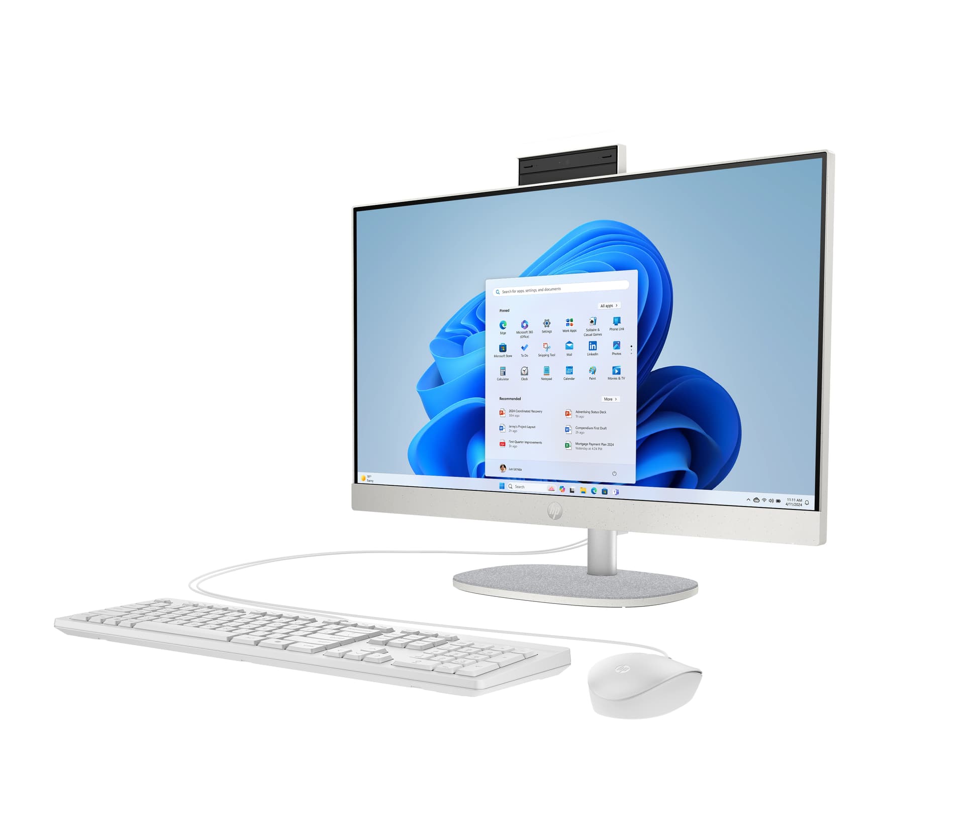 HP - All in One HP 24-ct2003ns, Copilot+PC, Ryzen AI 5, 16GB, 1TB SSD, 23,8', W11. - imagen 12