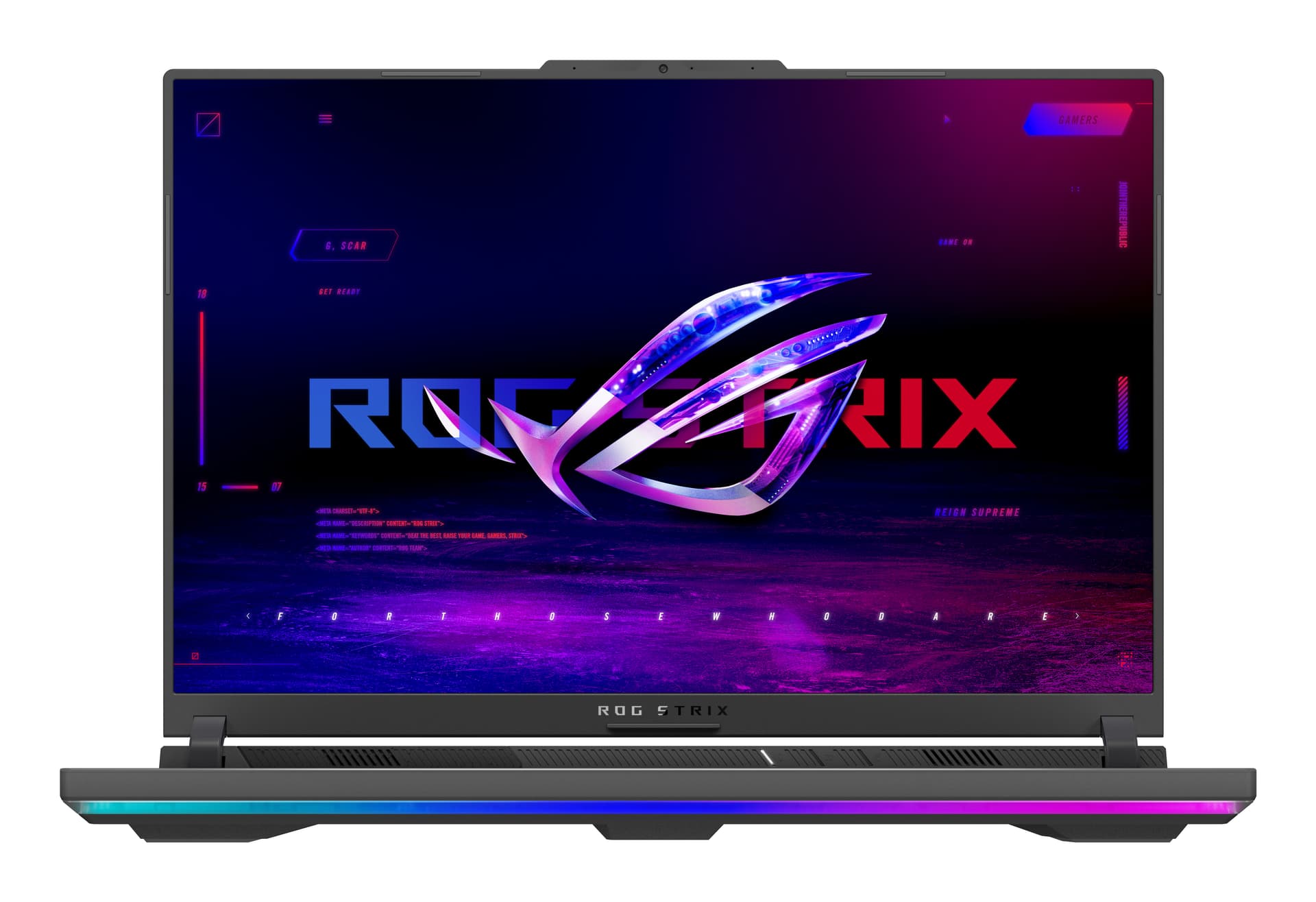 Portátil gaming - ASUS ROG Strix G614PR-RV031, 16" WUXGA, AMD Ryzen™ 9 8940HX, 32GB RAM, 1TB SSD, GeForce RTX™ 5070 Ti, Sin sistema operativo - imagen 2