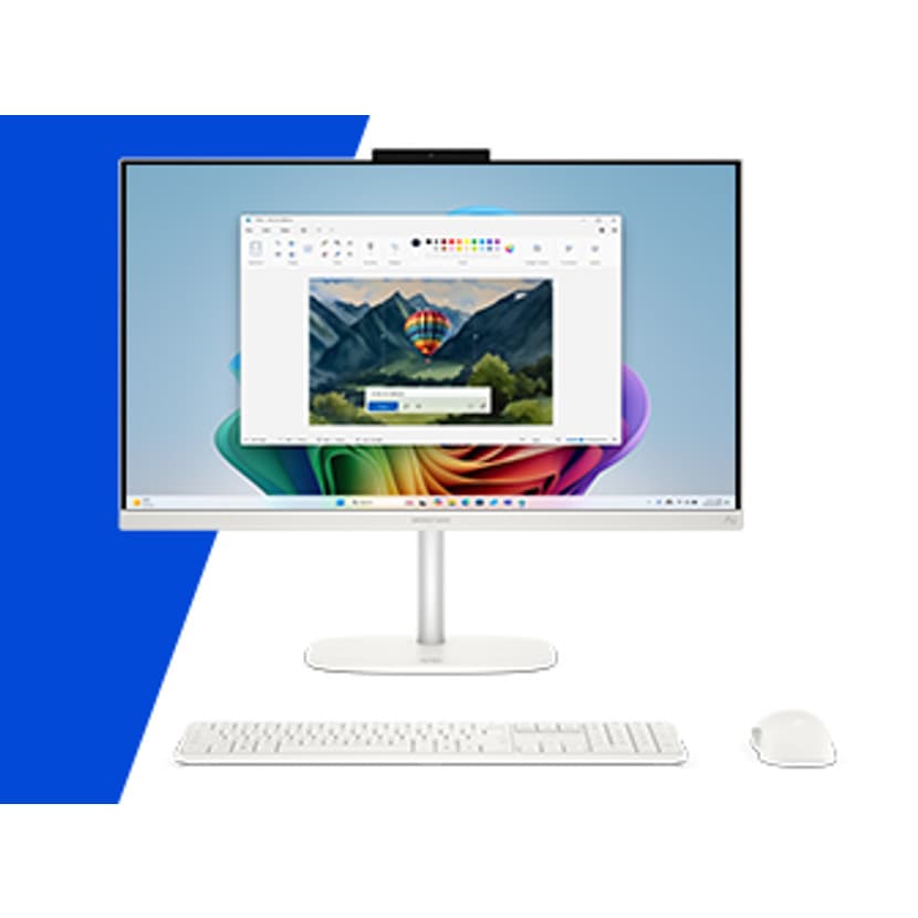 All in one - HP OmniStudio Next Gen AI 24-cy0000ns Copilot+ PC, 23.8" Full-HD, Intel® Core™ Ultra 5 325 47 TOPS, 16GB RAM, 512GB SSD, W11 Home, Blanco - imagen 6