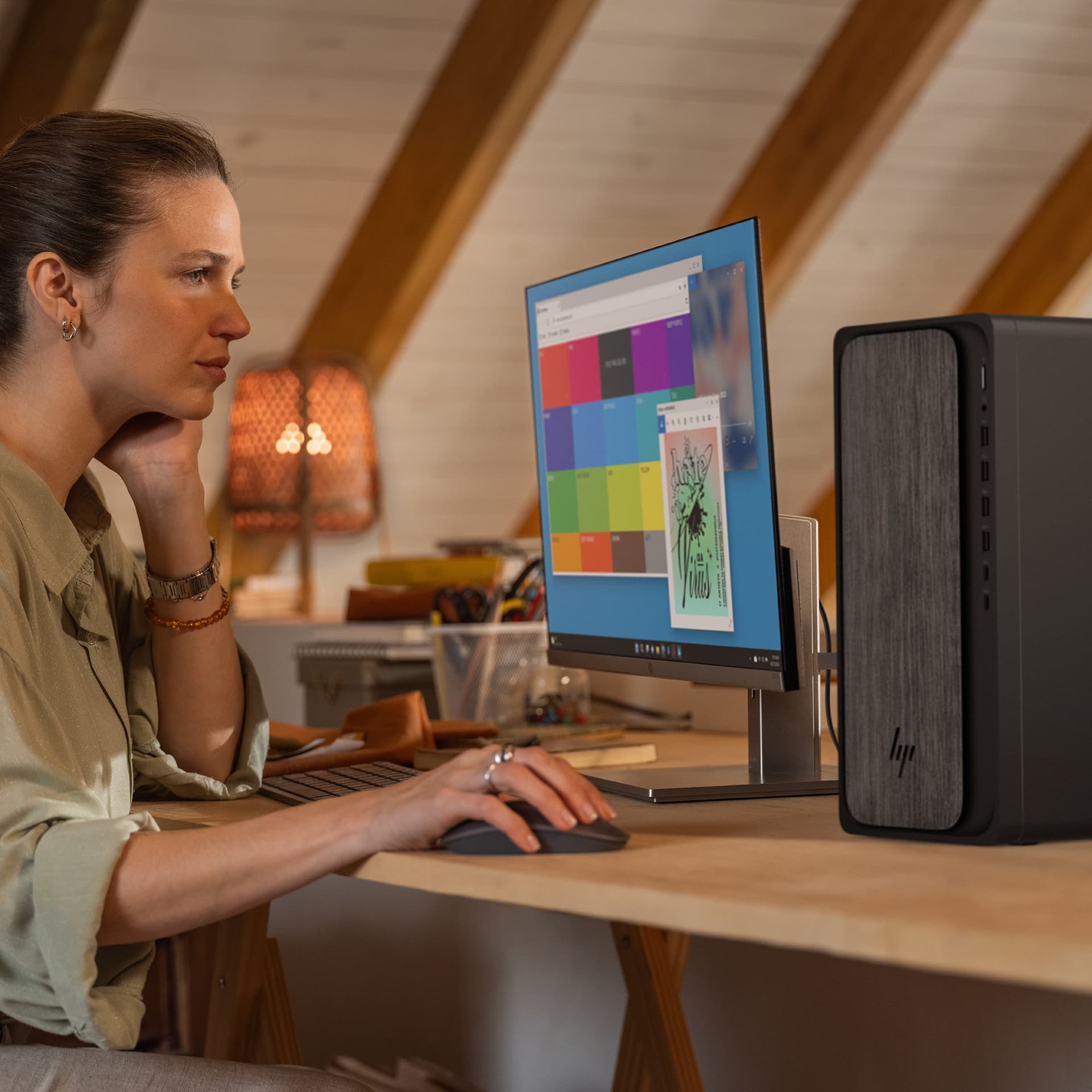 HP - Sobremesa HP OmniDesk M02-0002ns, AMD Ryzen 5850G, 16GB, 1 TB SSD, W11. - imagen 8